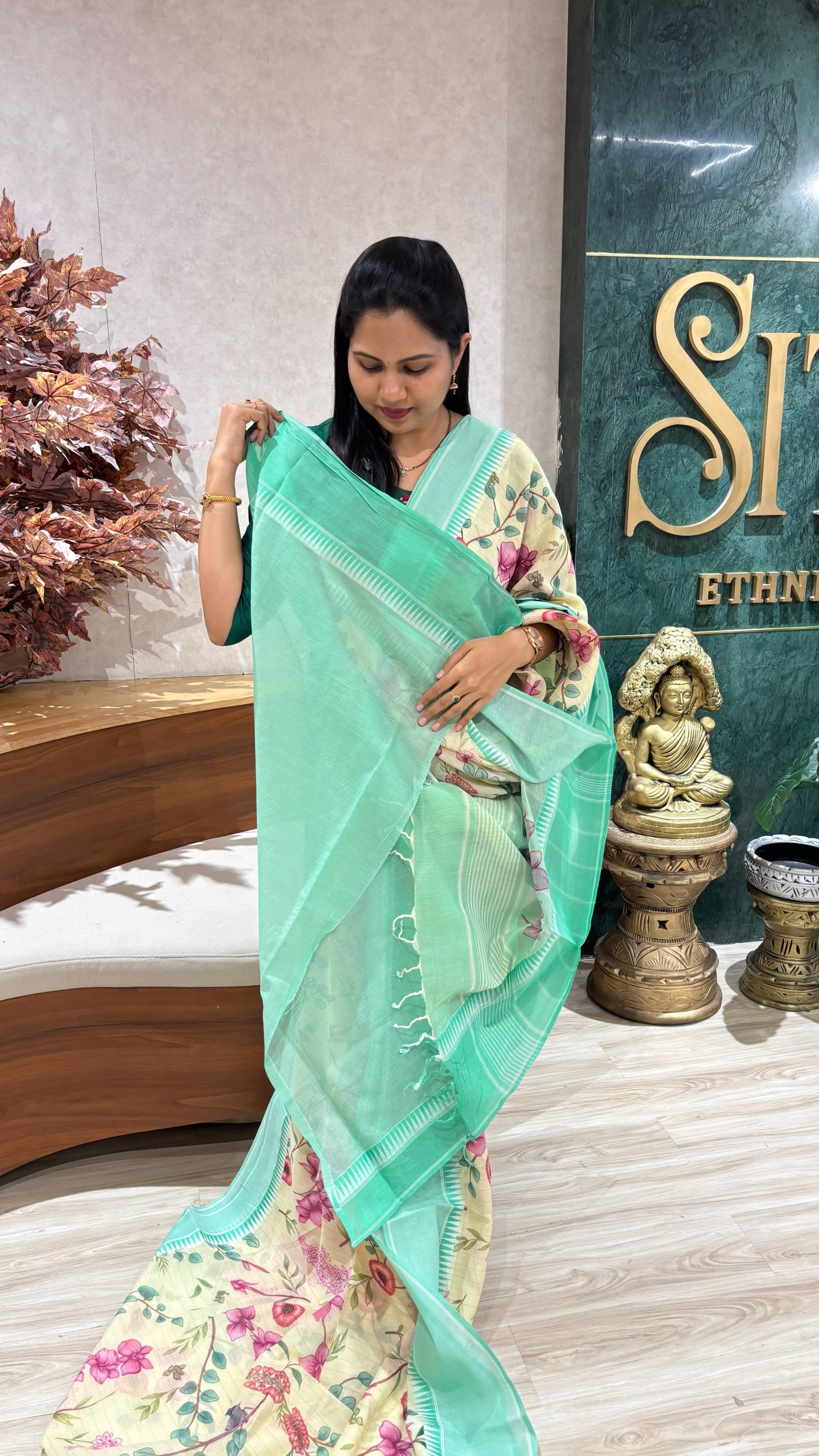 Handloom cotton saree