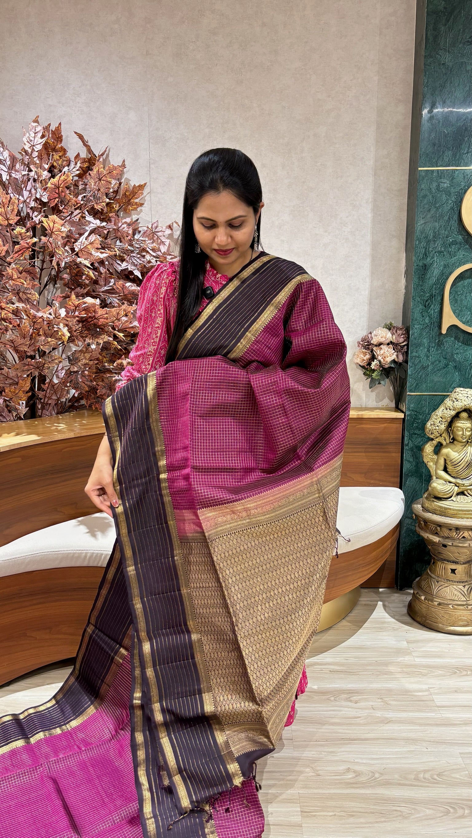 Lightweight Handloom Kanchi pattu