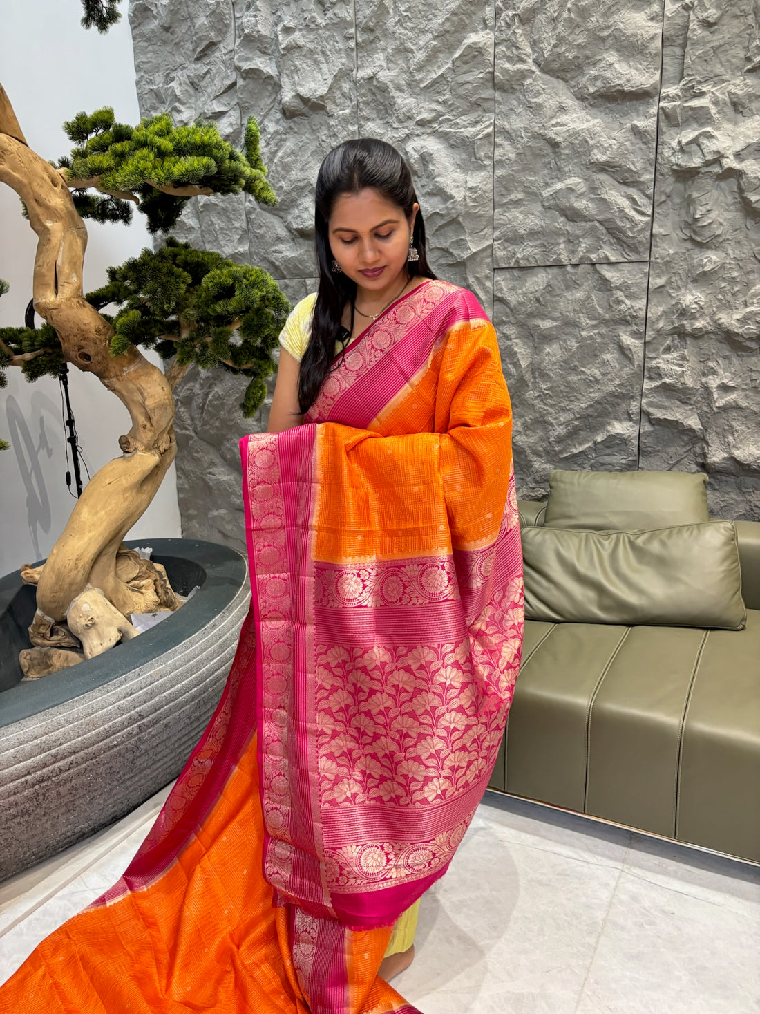 Russian silk saree