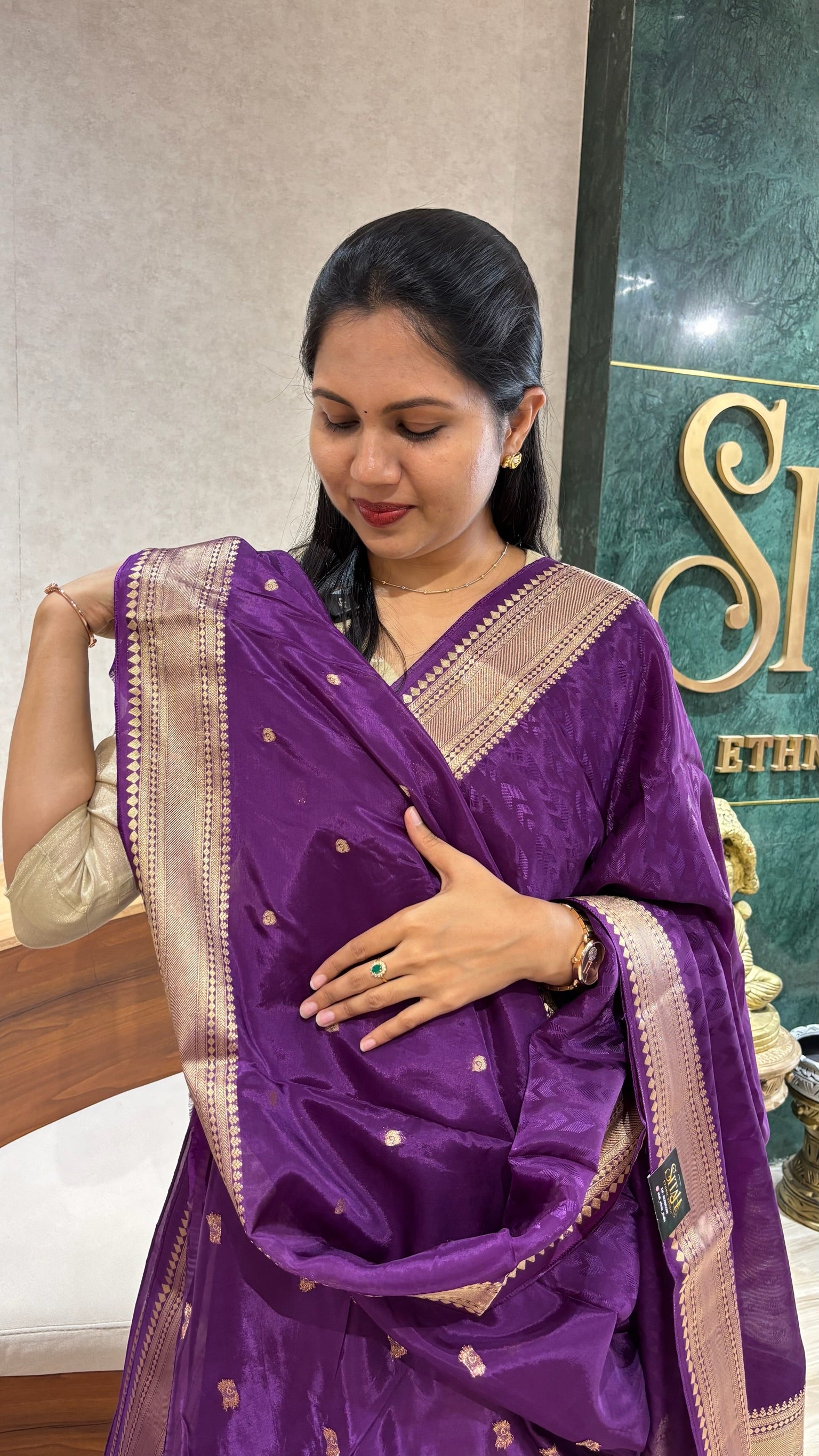 HO crepe silk saree