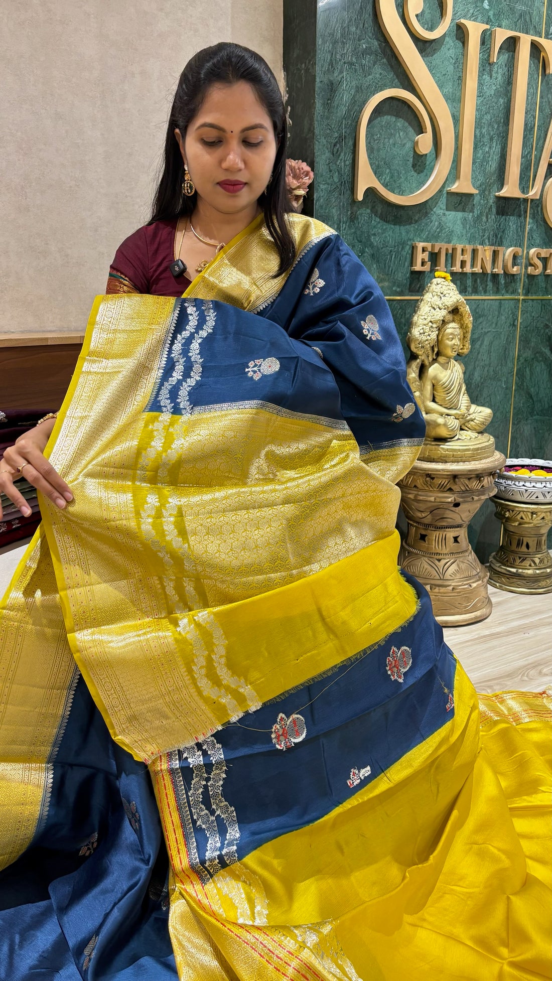 Chanderi Mango pattu