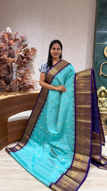 Handloom gadwal pattu