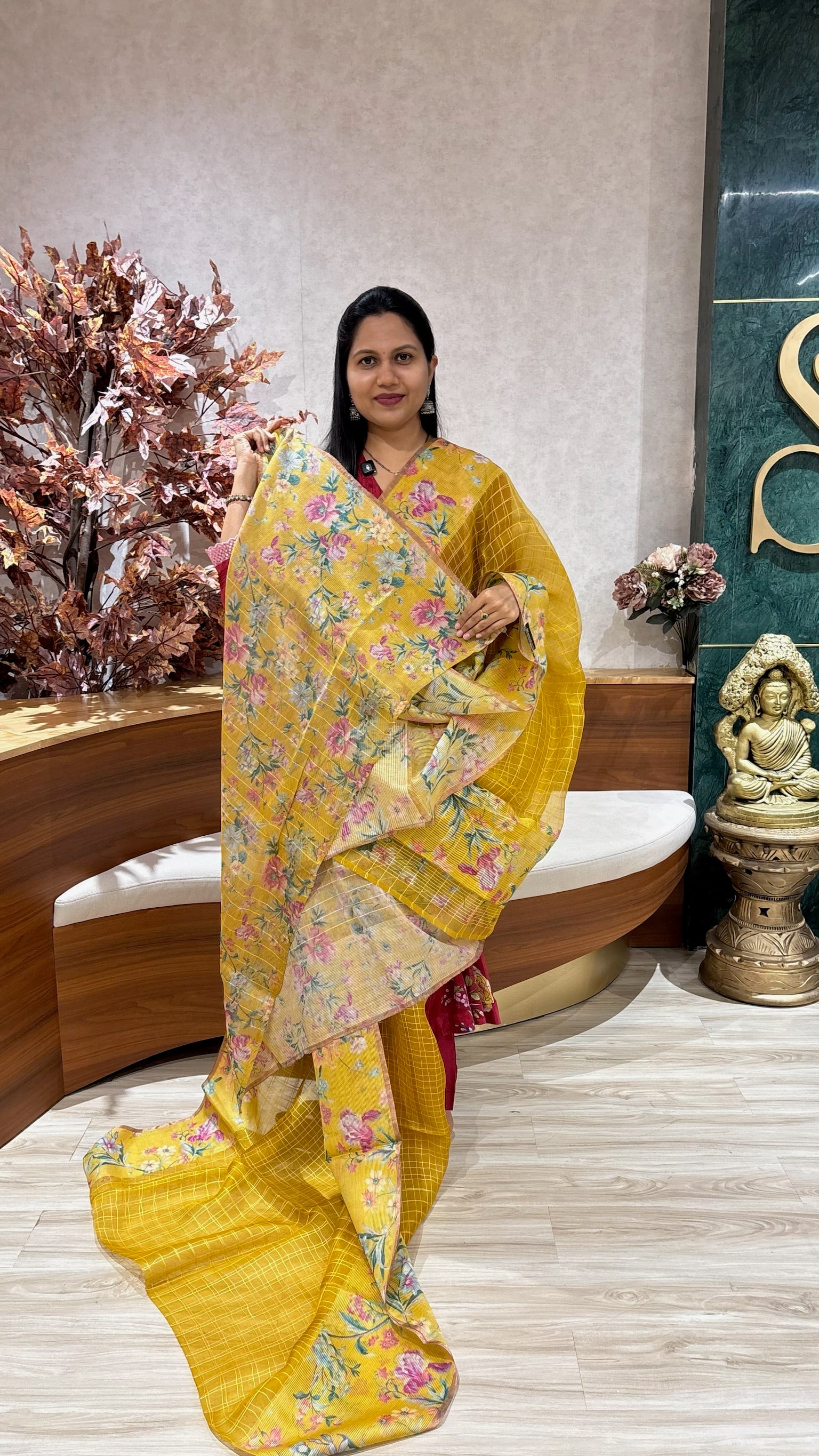Muslin kora yellow