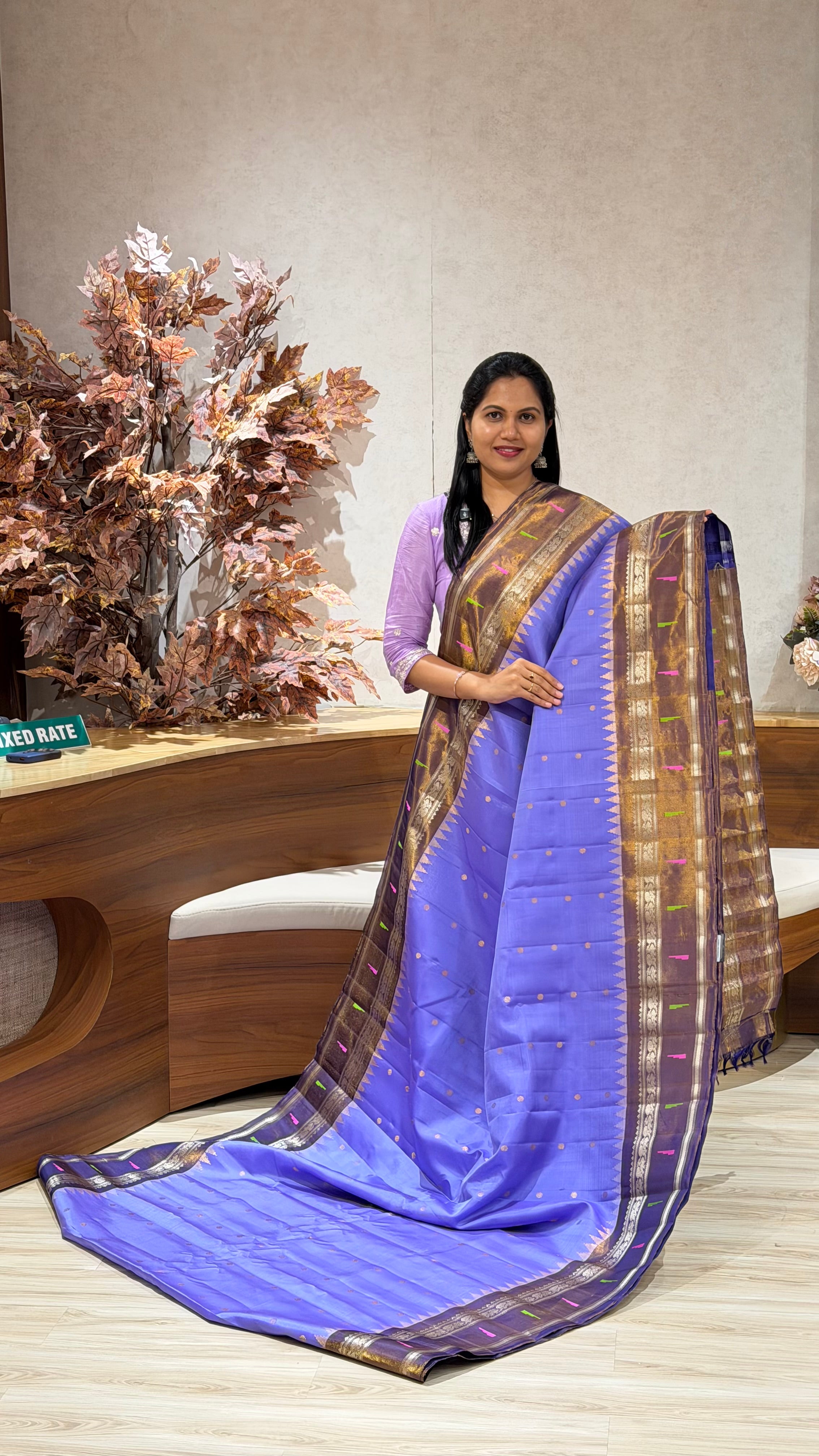 Handloom Gadwal tissue