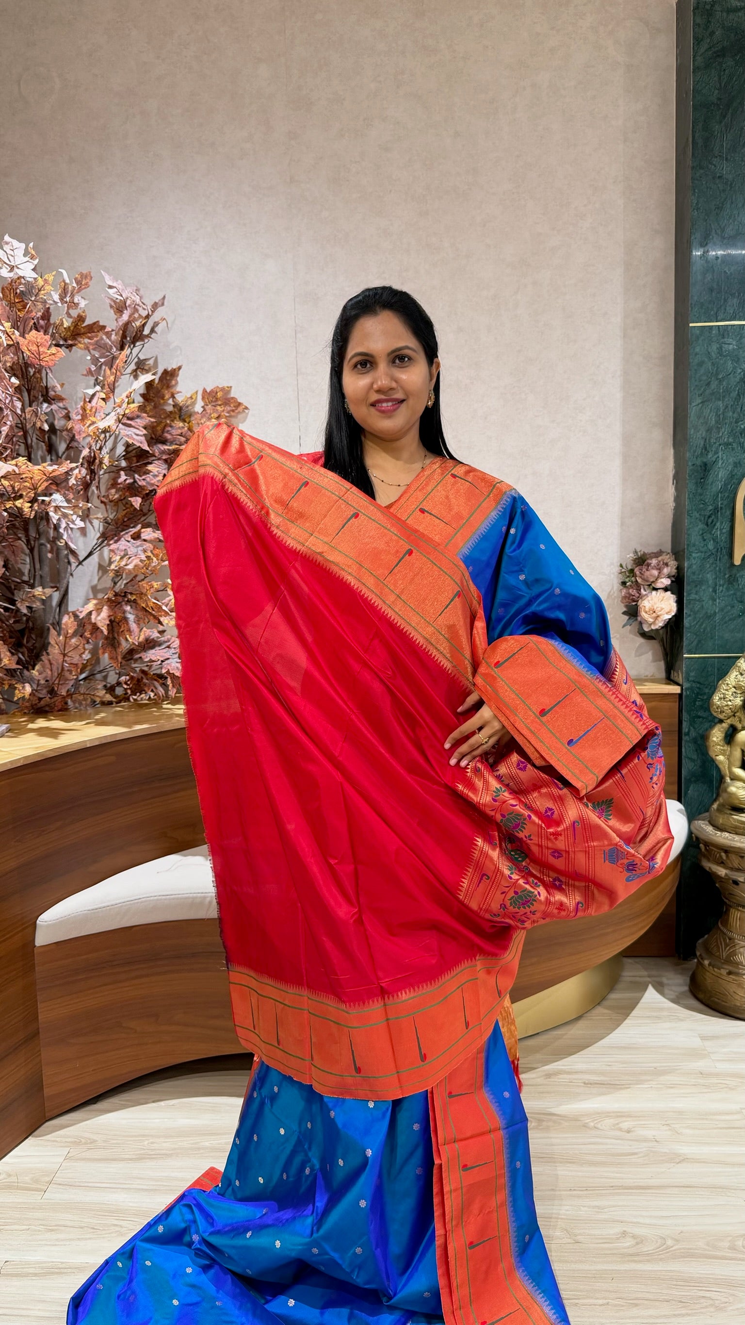 Pure silk paithani