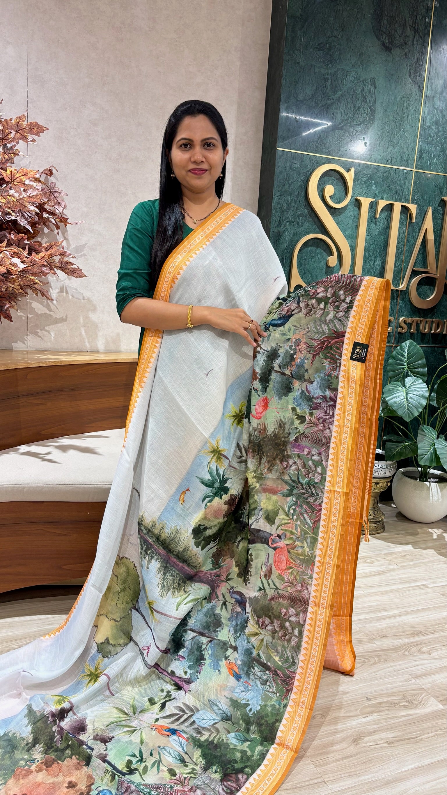 Handloom cotton saree