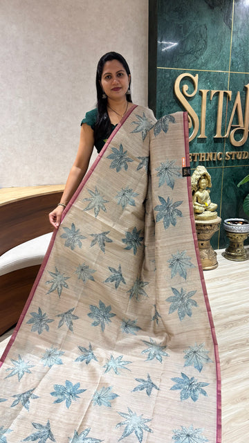 Tussar prints