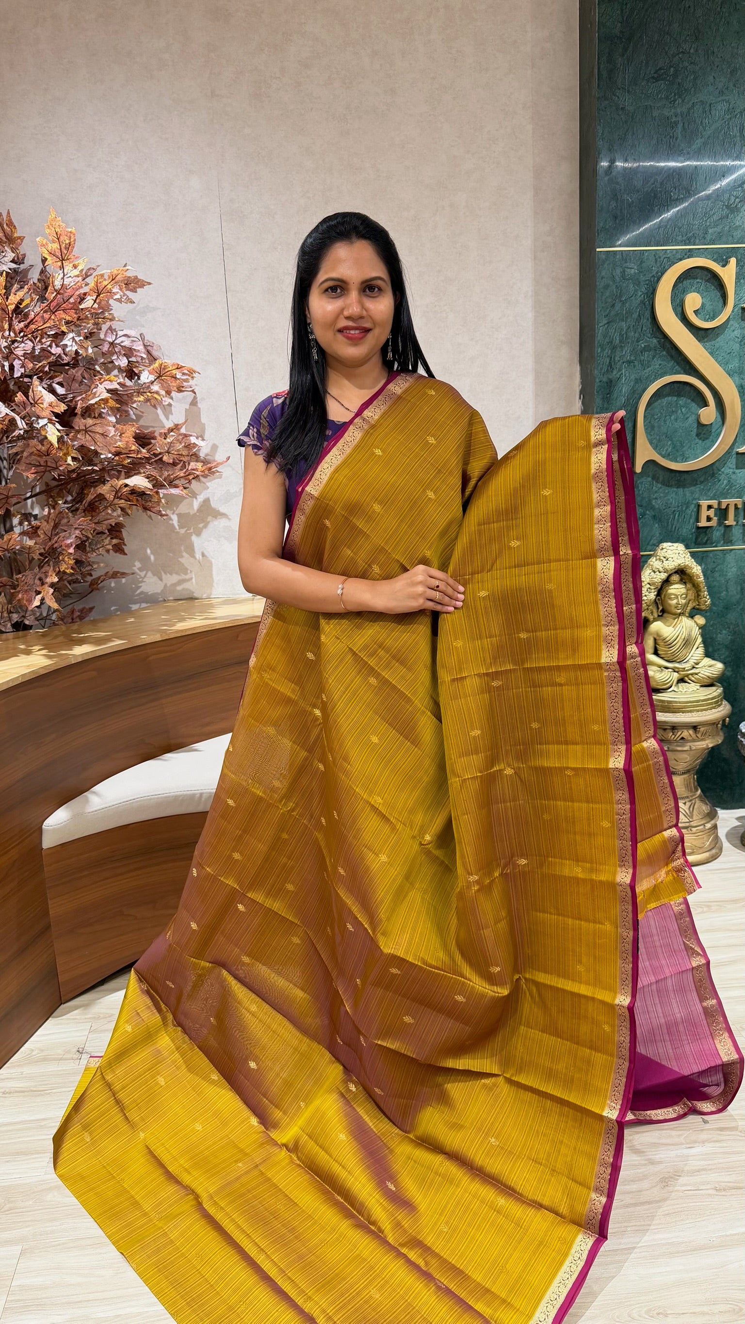 Small border kanchi pattu