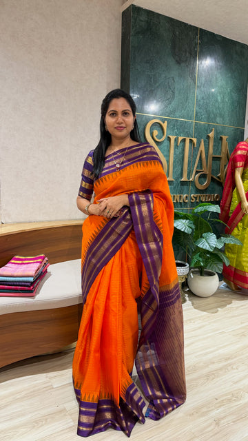 Handloom gadwal pattu