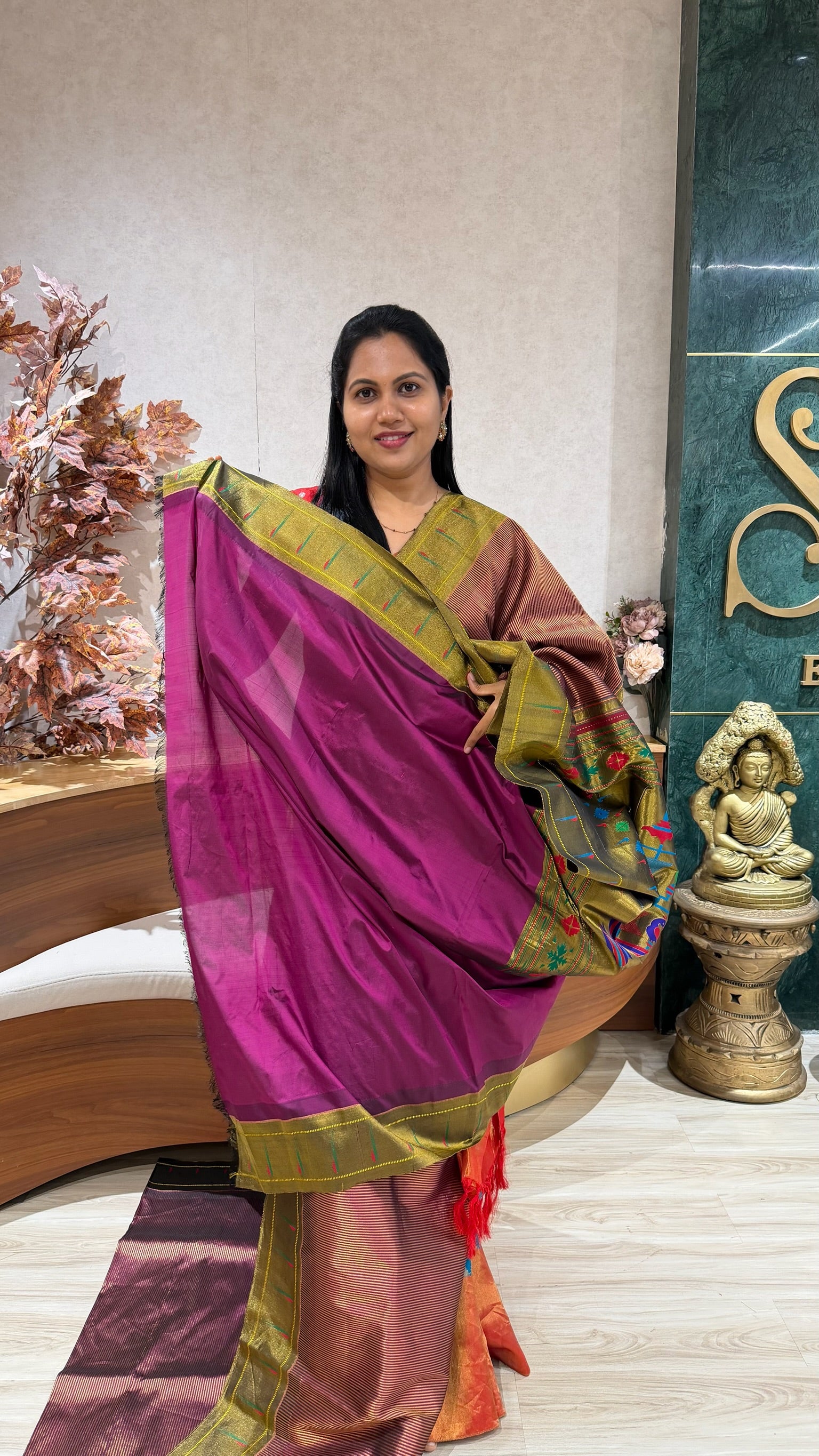 Pure silk paithani