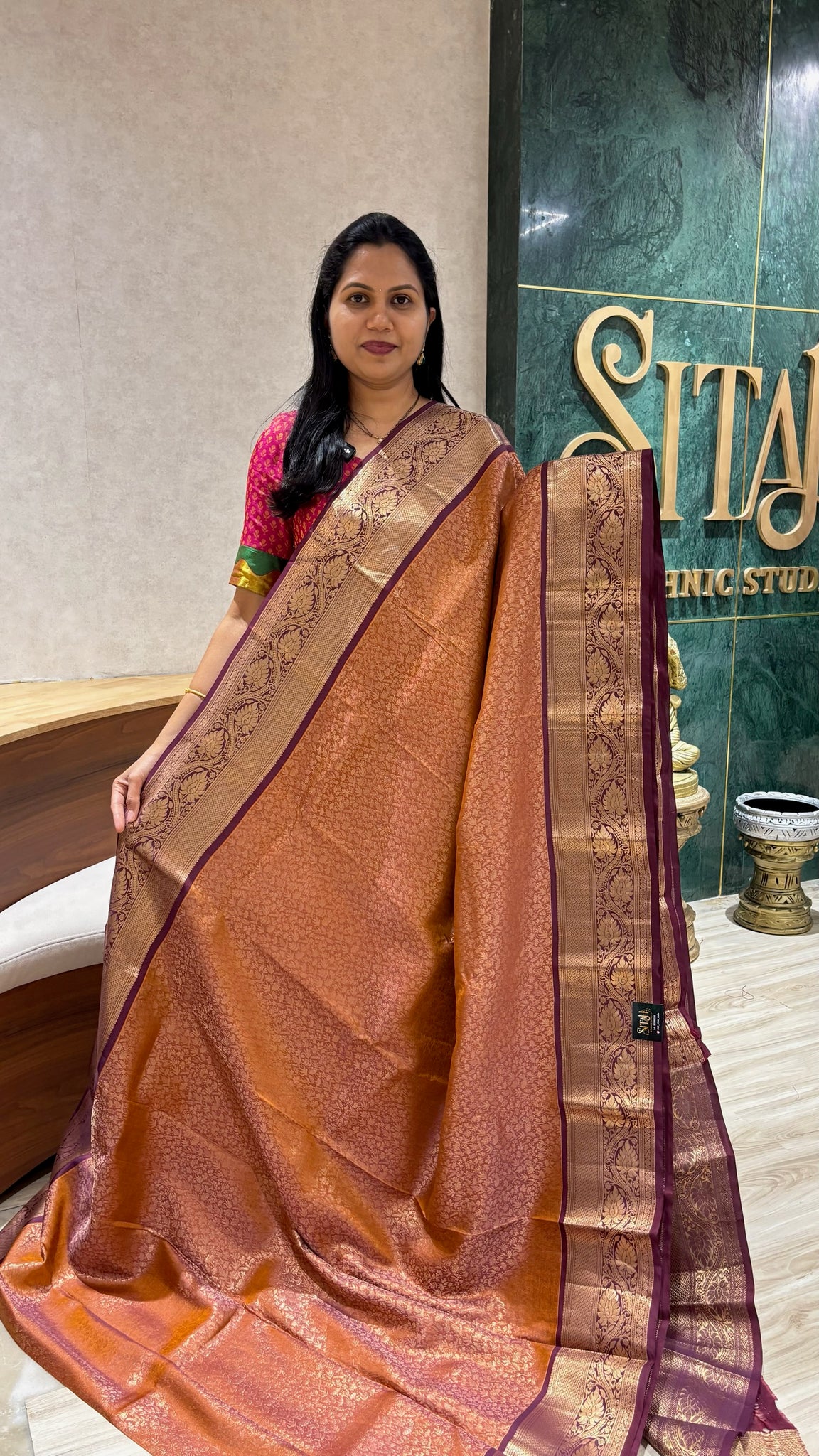 Handloom kanchi light weight