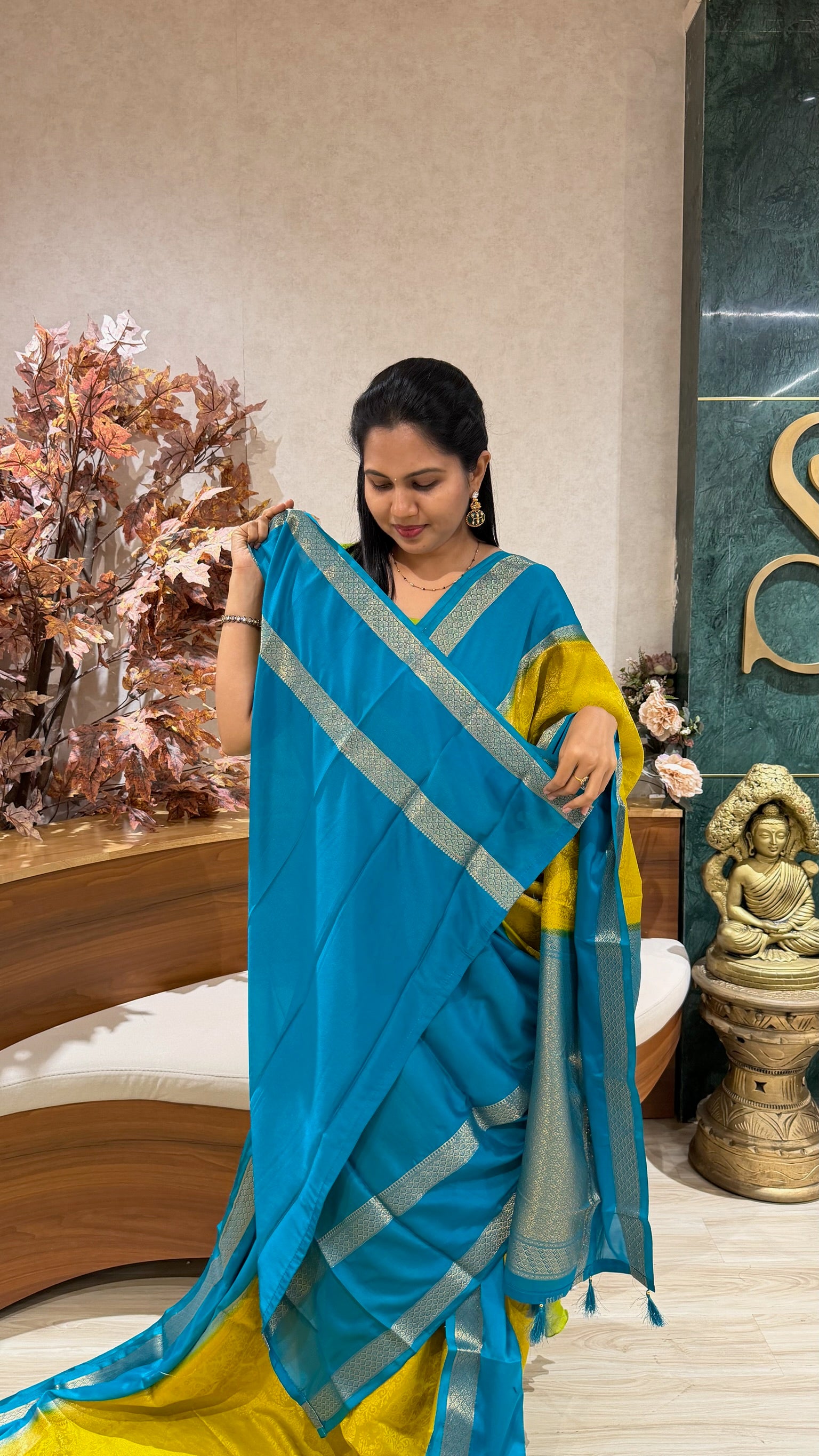 Brocade Mysore silk-sale