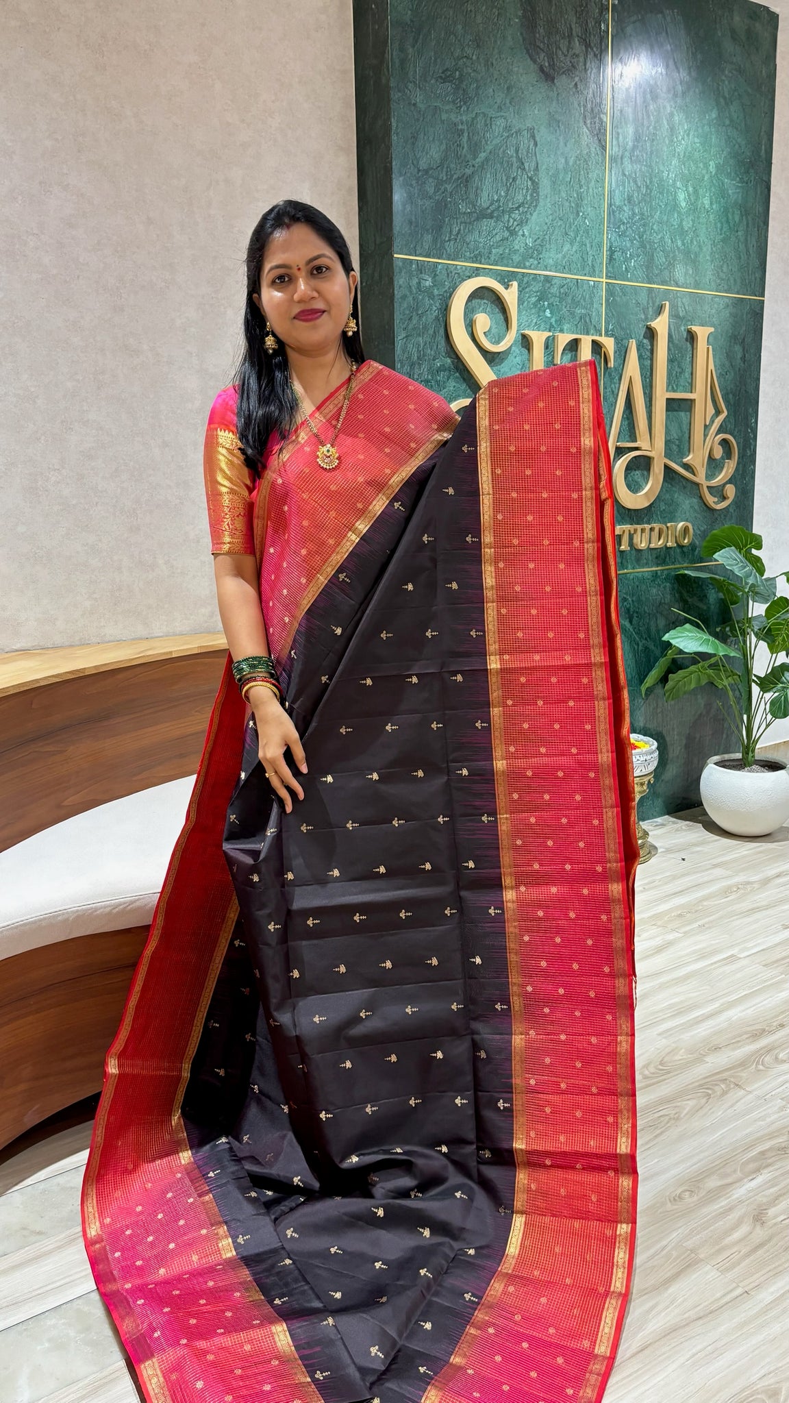 Kanchi pattu brown