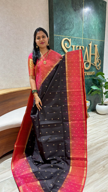 Kanchi pattu brown