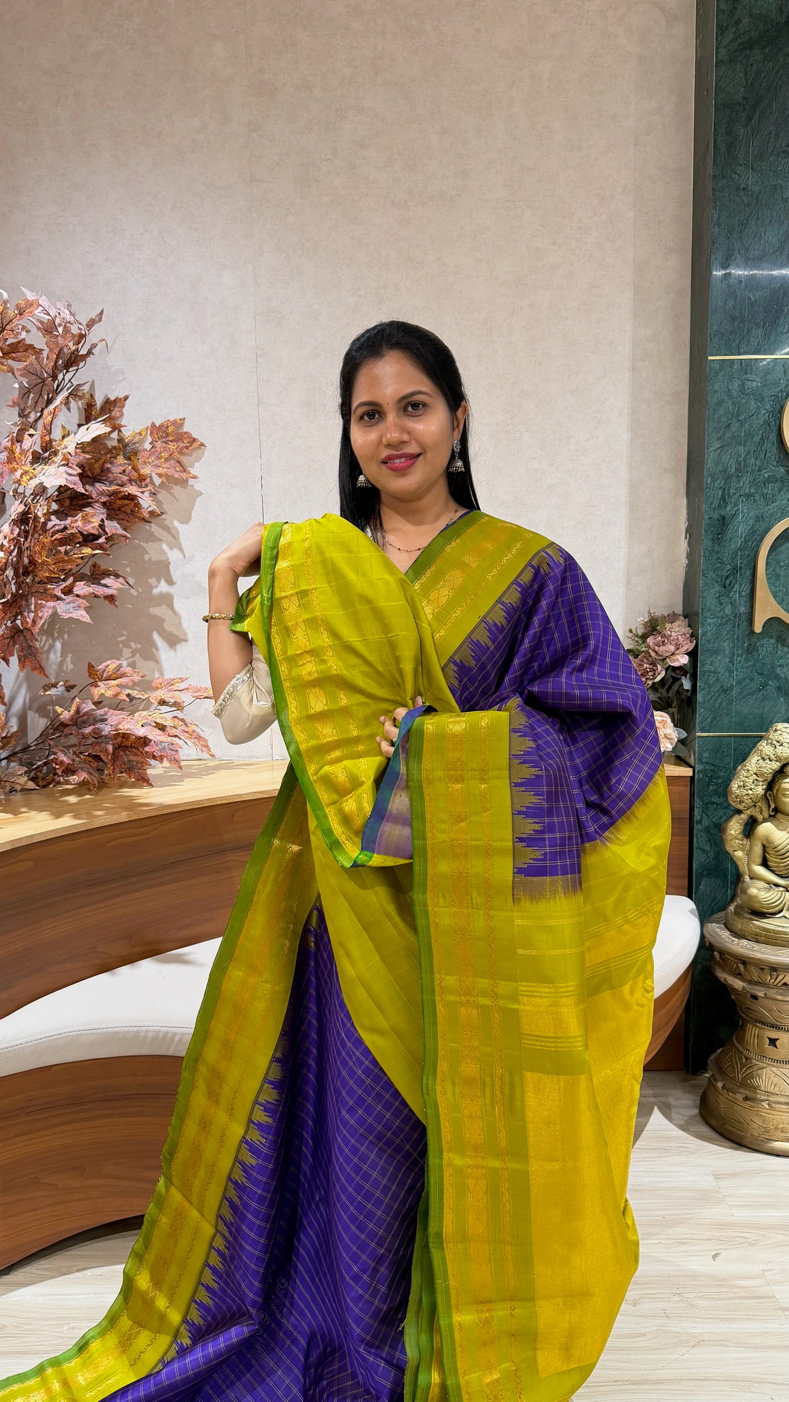 Handloom gadwal pattu