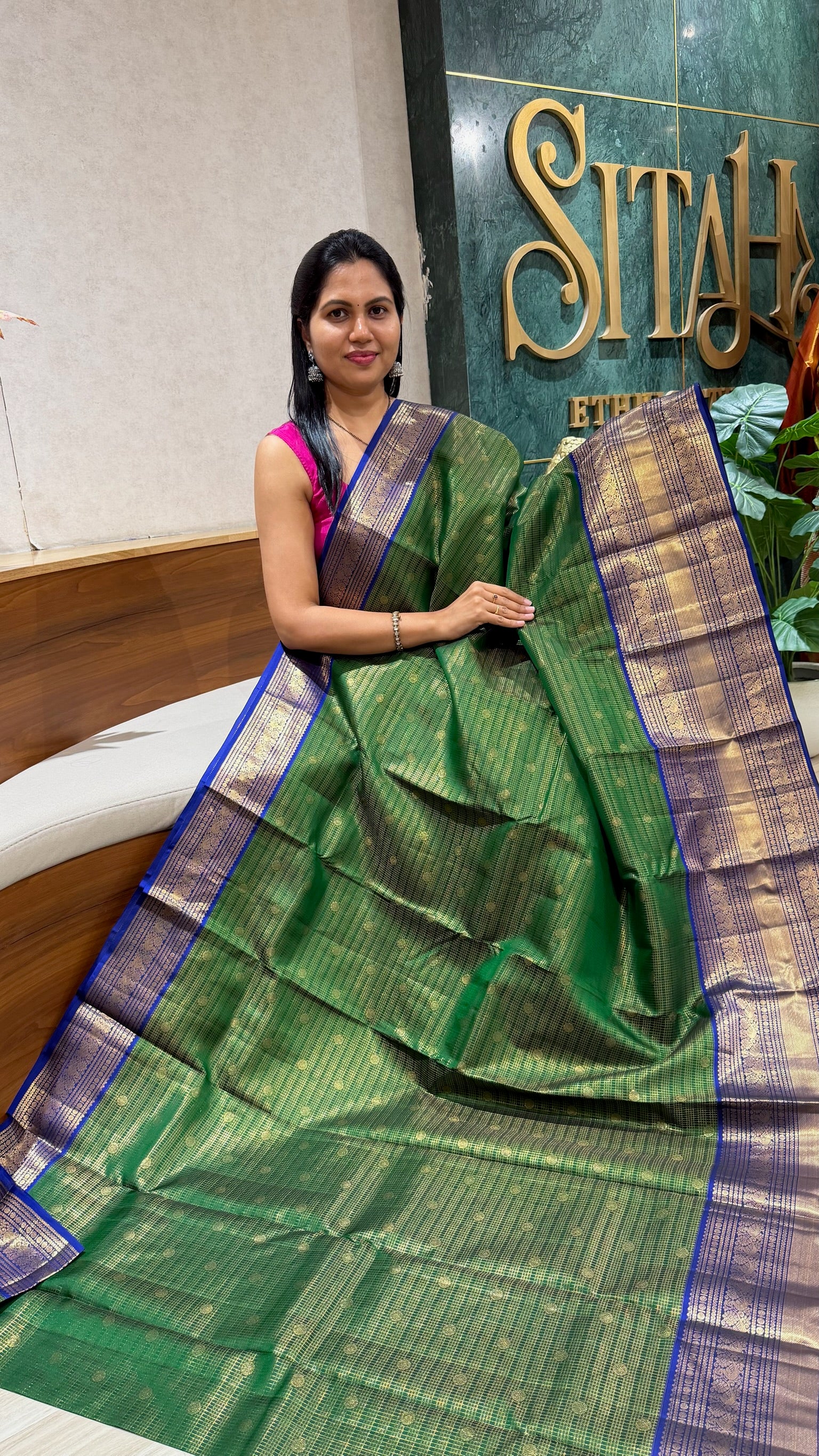 Light weight vintage kanchi pattu