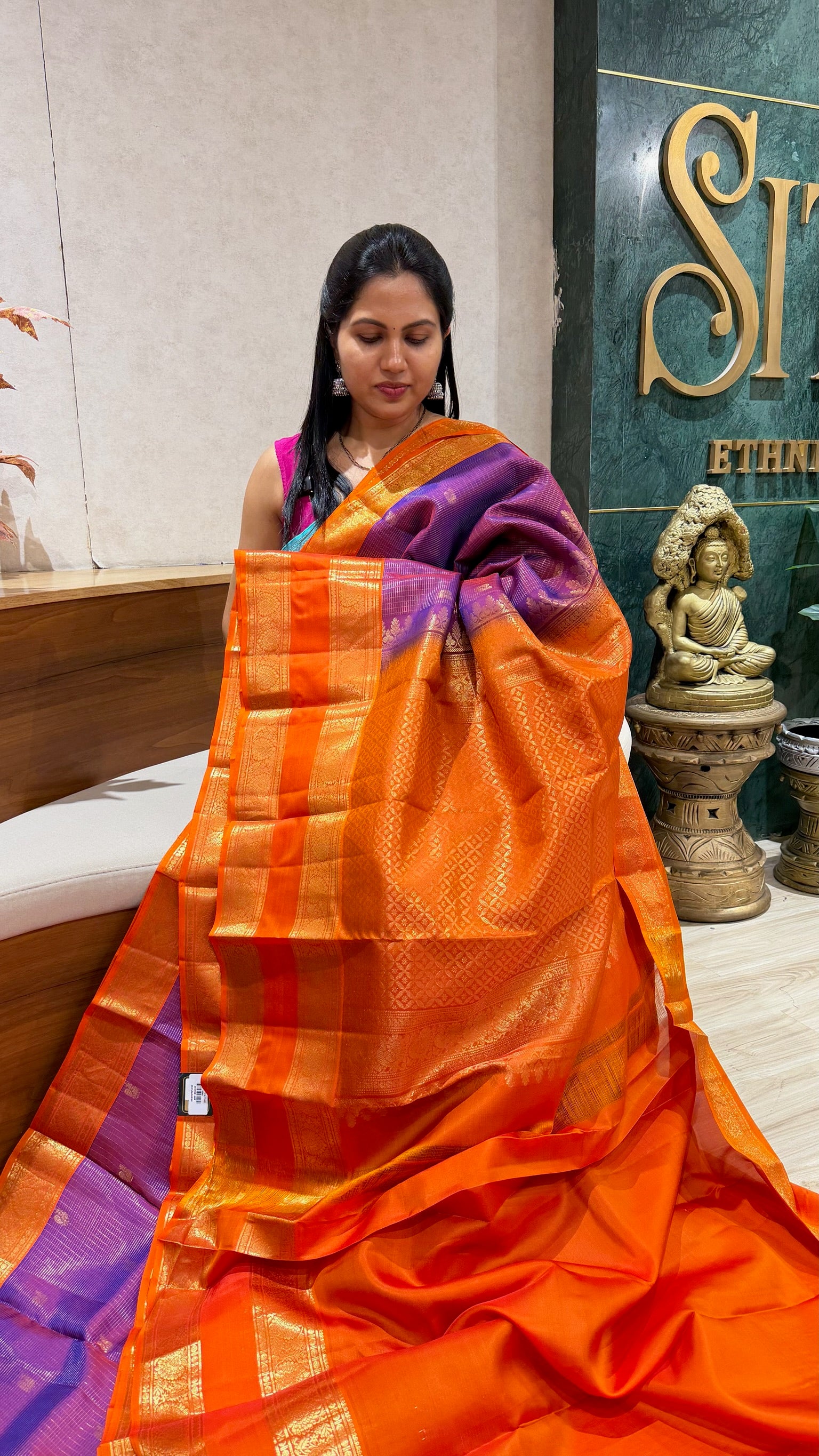 Light weight vintage kanchi pattu