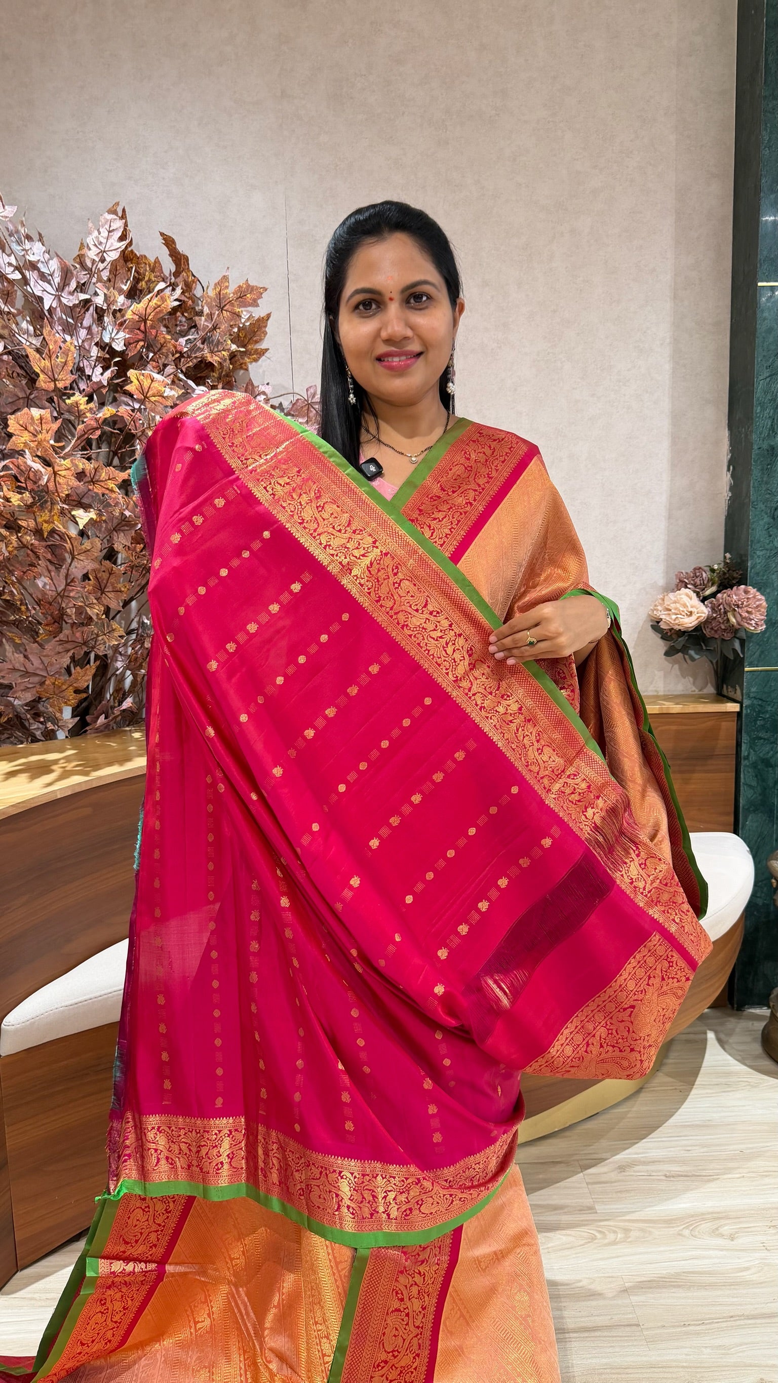 Brocade gadwal pattu