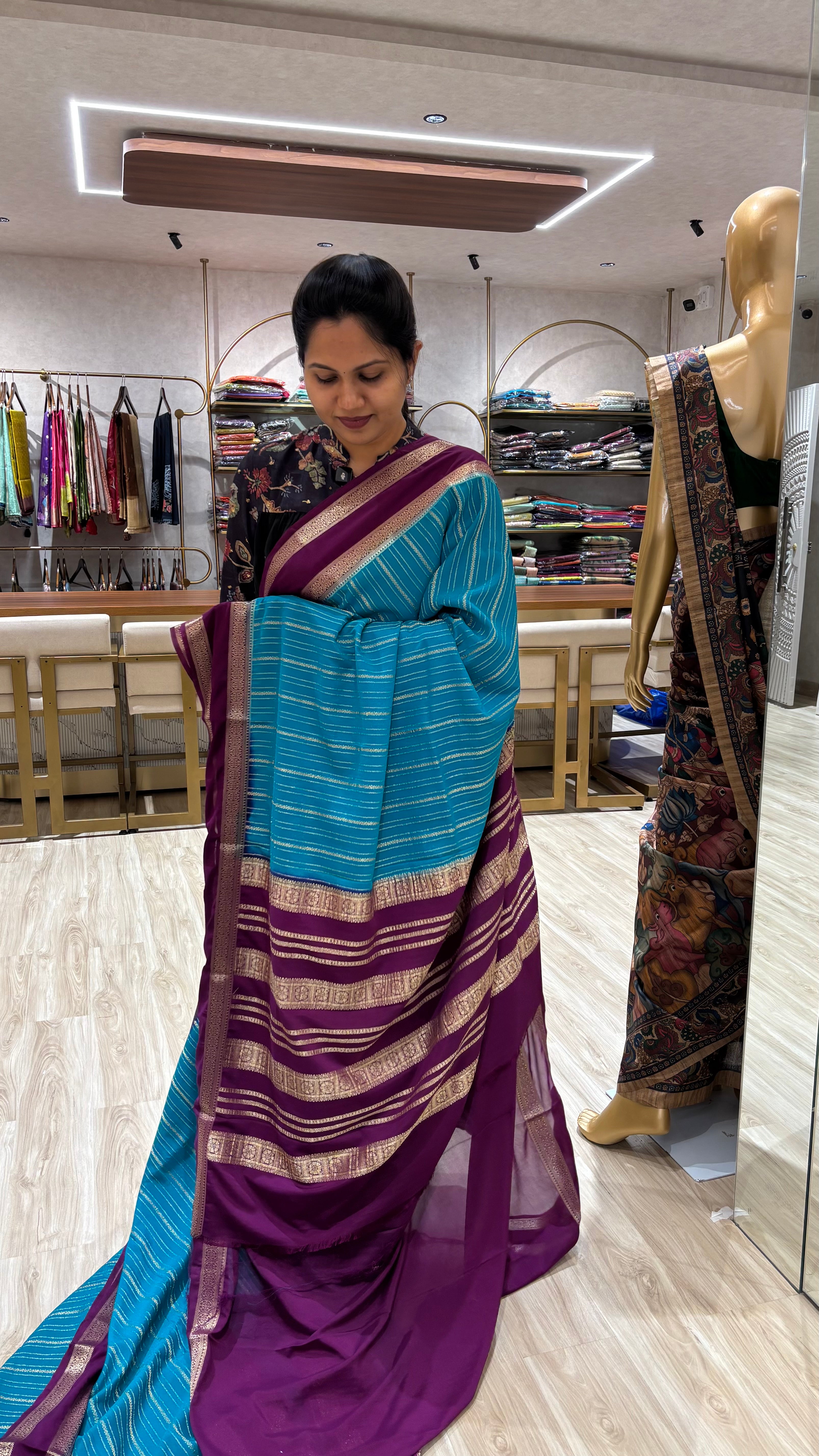 Fancy mysore silk