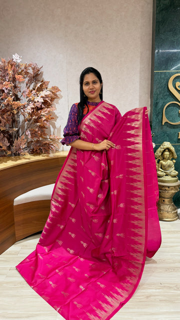 Fancy silk temple border