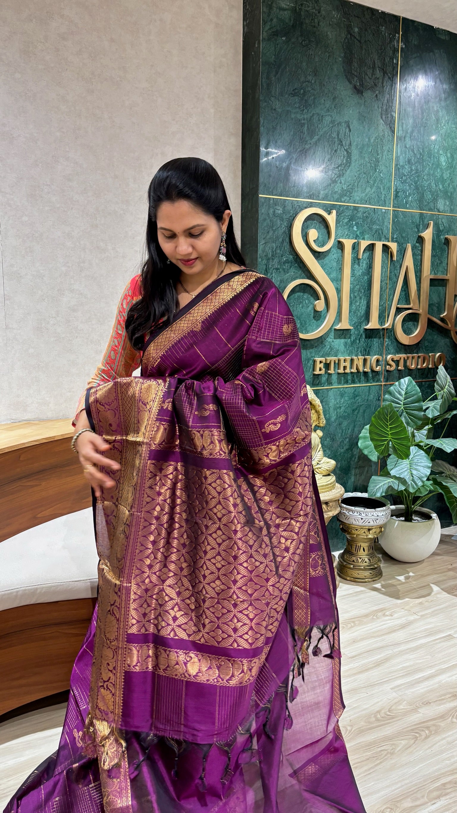 Handloom mangalgiri pattu