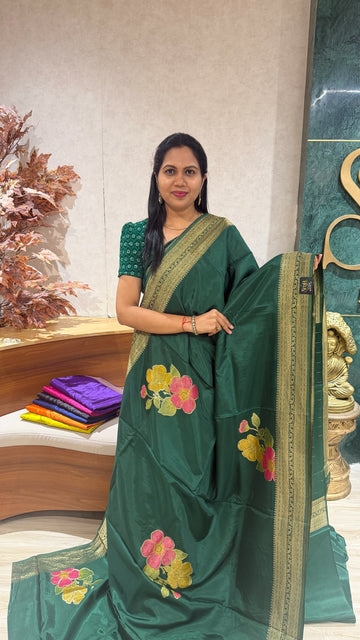 Crepe saree