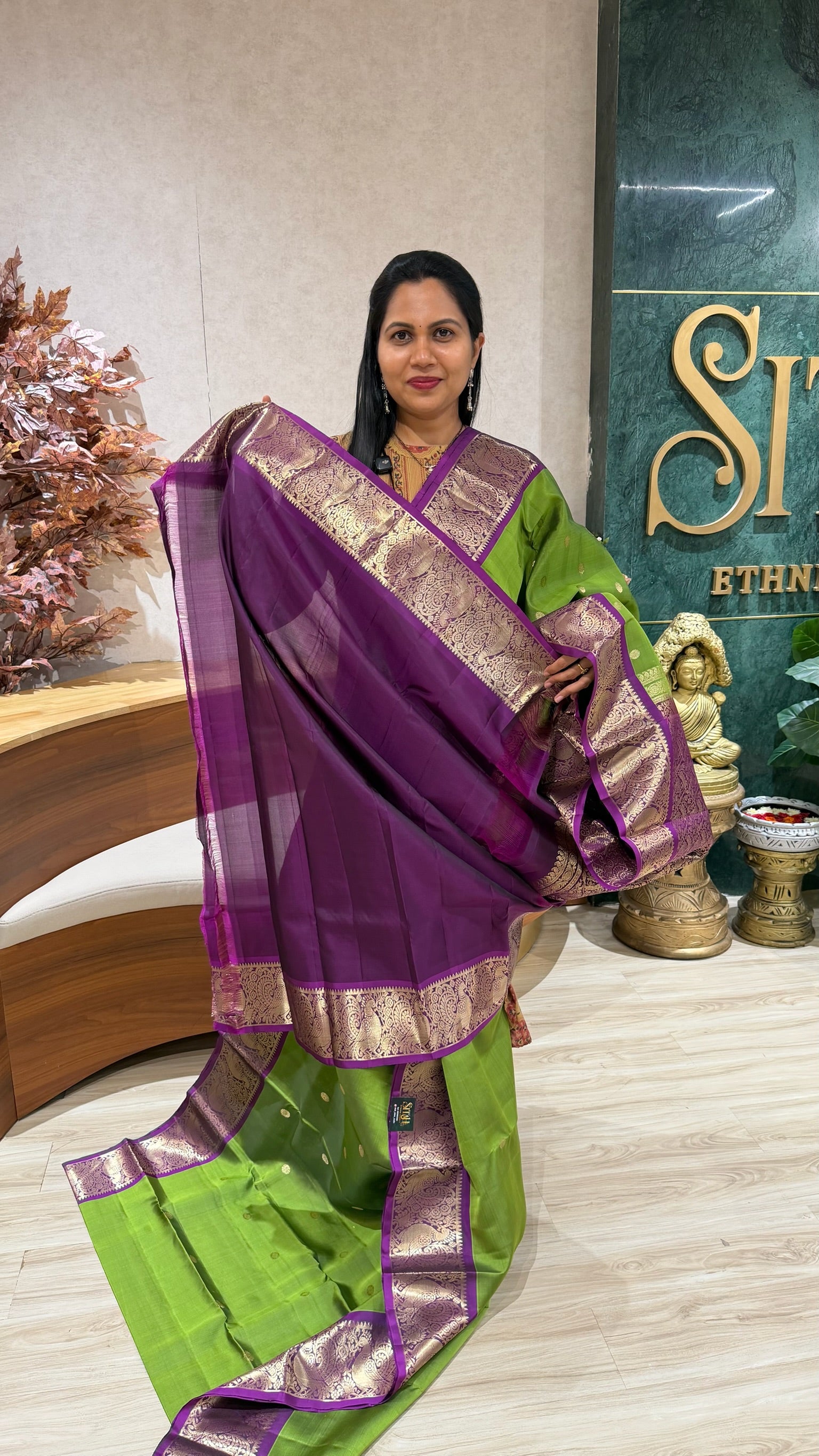 Light weight handloom Kanchi pattu