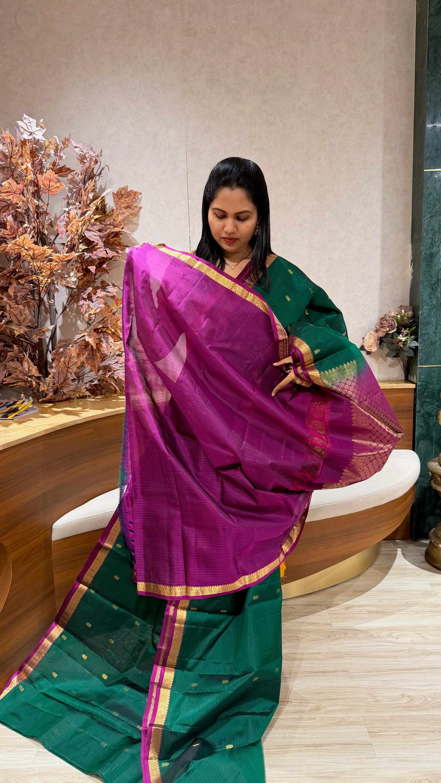 Small border kanchi pattu
