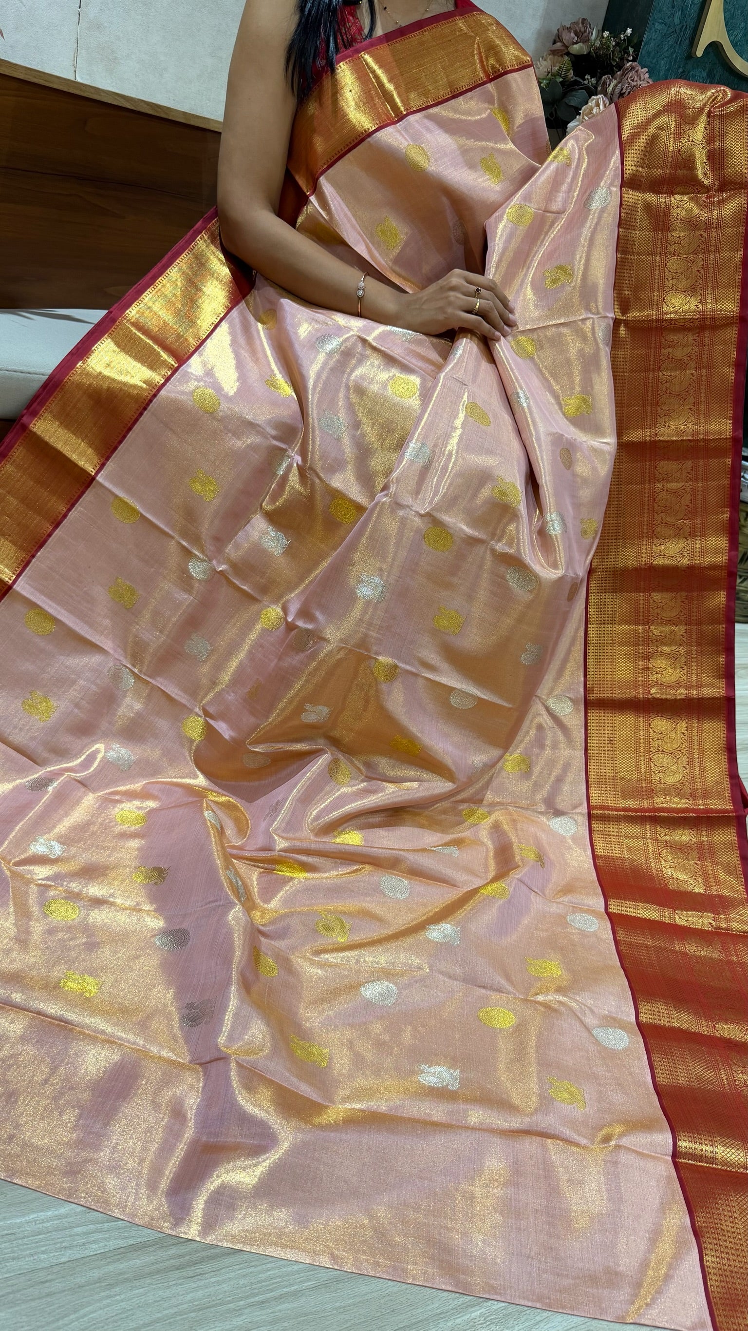 Handloom vintage Kanchi pattu