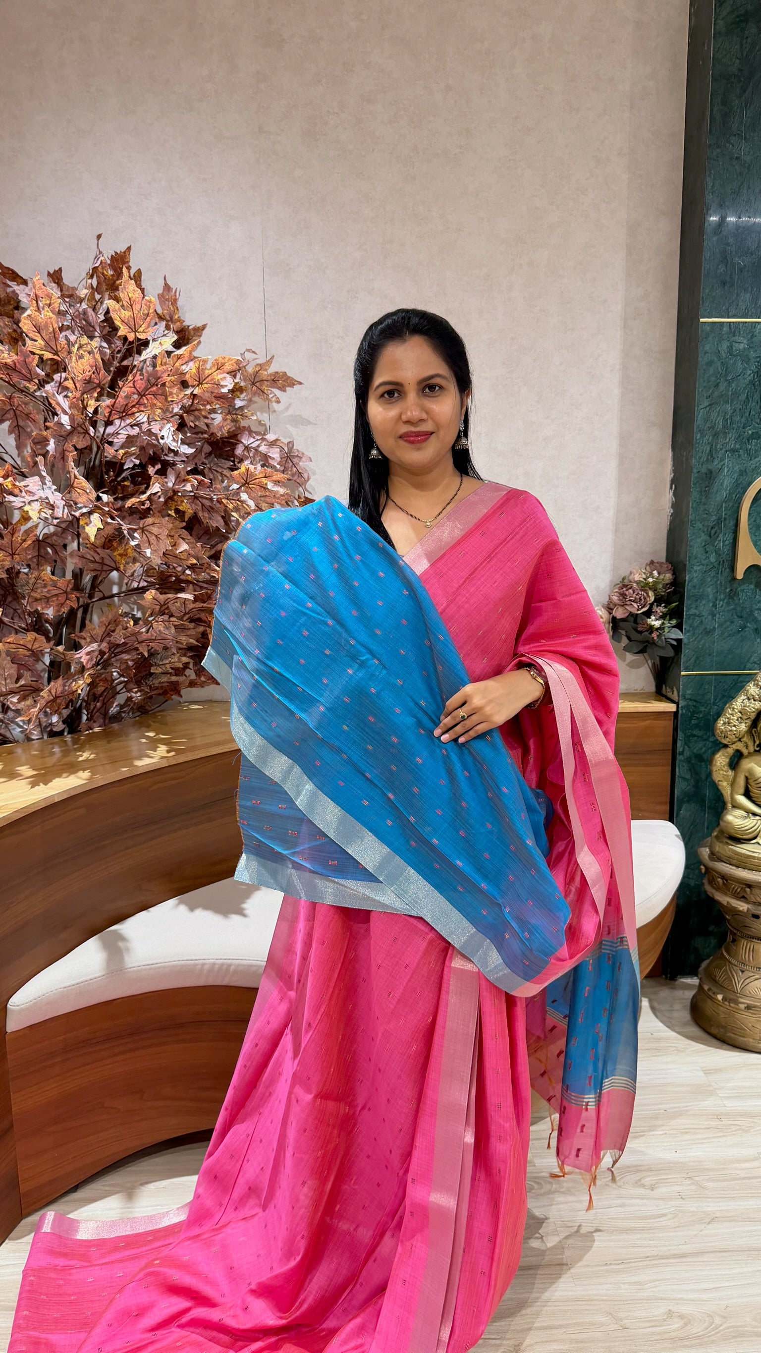 Cotton silk