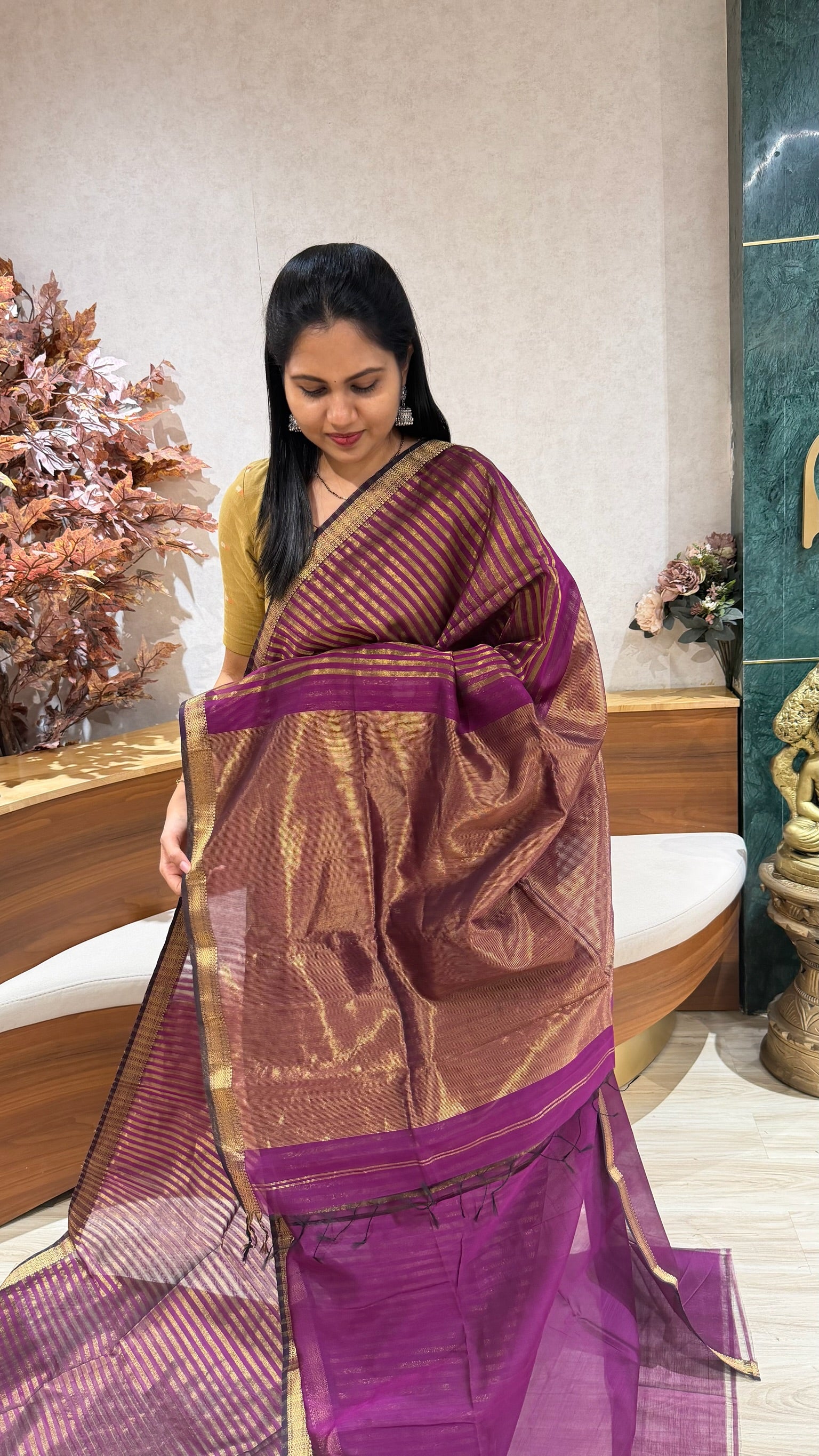 Maheswari tissue stripes