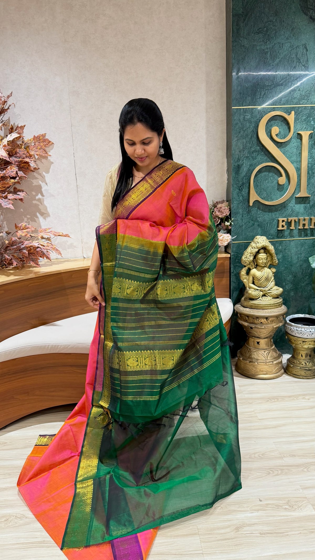 Handloom silk cotton