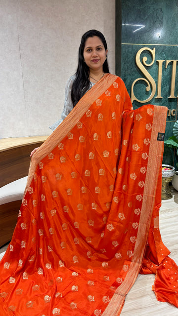 Banaras crepe saree