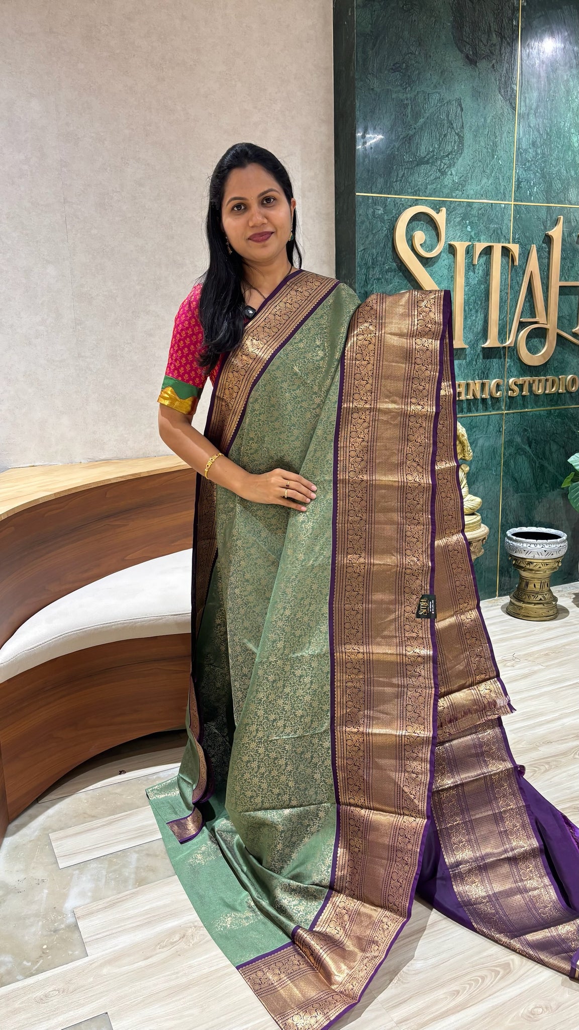 Handloom kanchi light weight