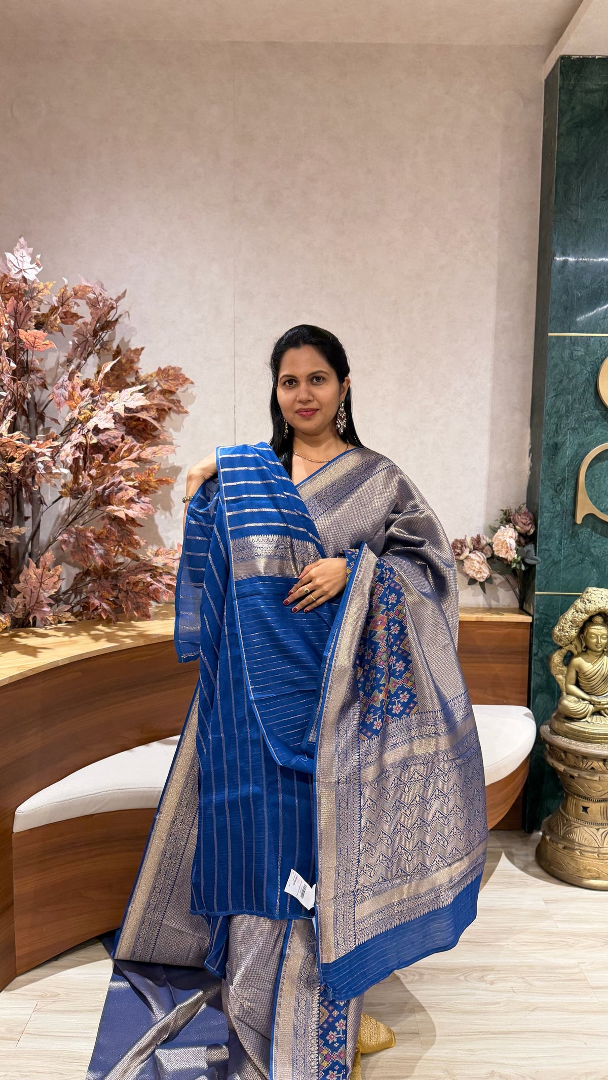 Banaras Tissue patola blue
