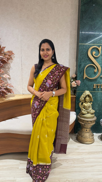 Puna silk embroidery