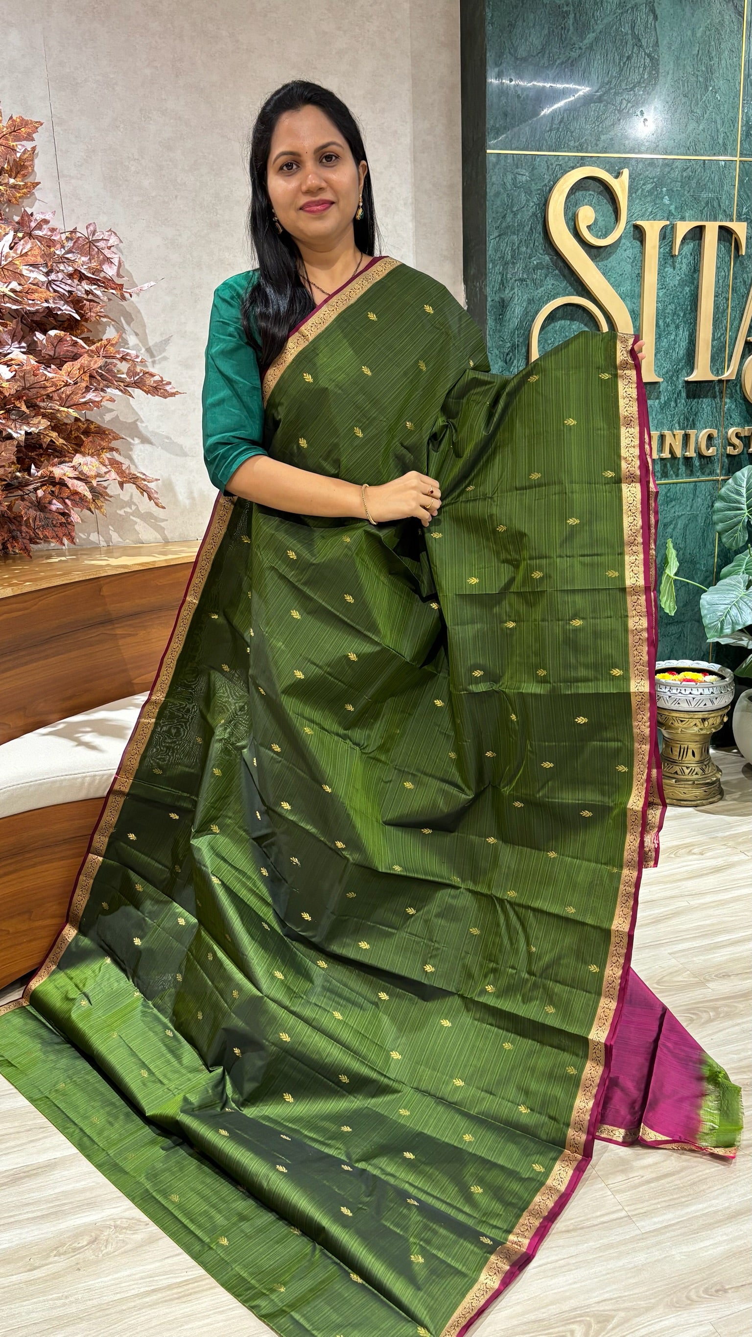 Small border kanchi pattu