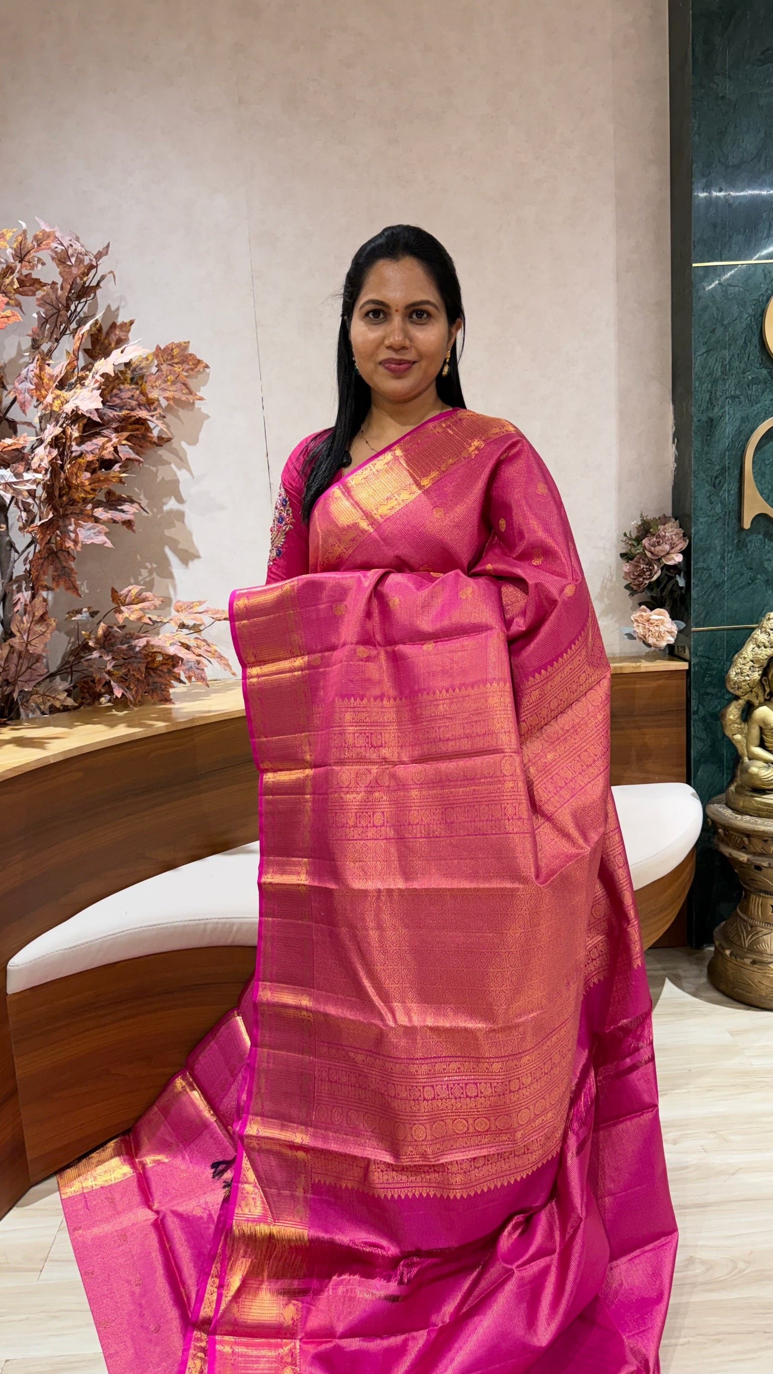 Pure zari handloom kanchi