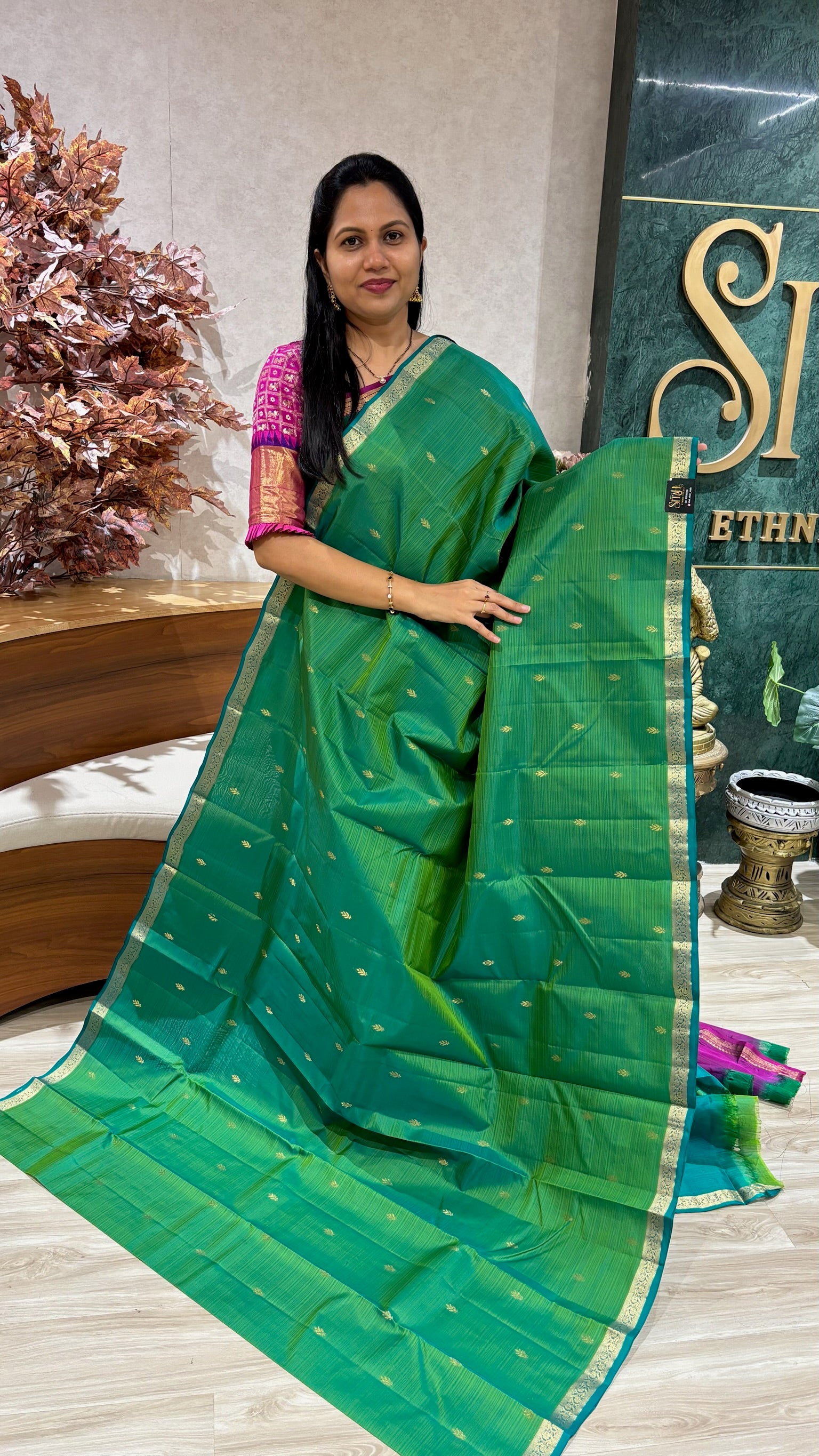 Kanchi pattu small border