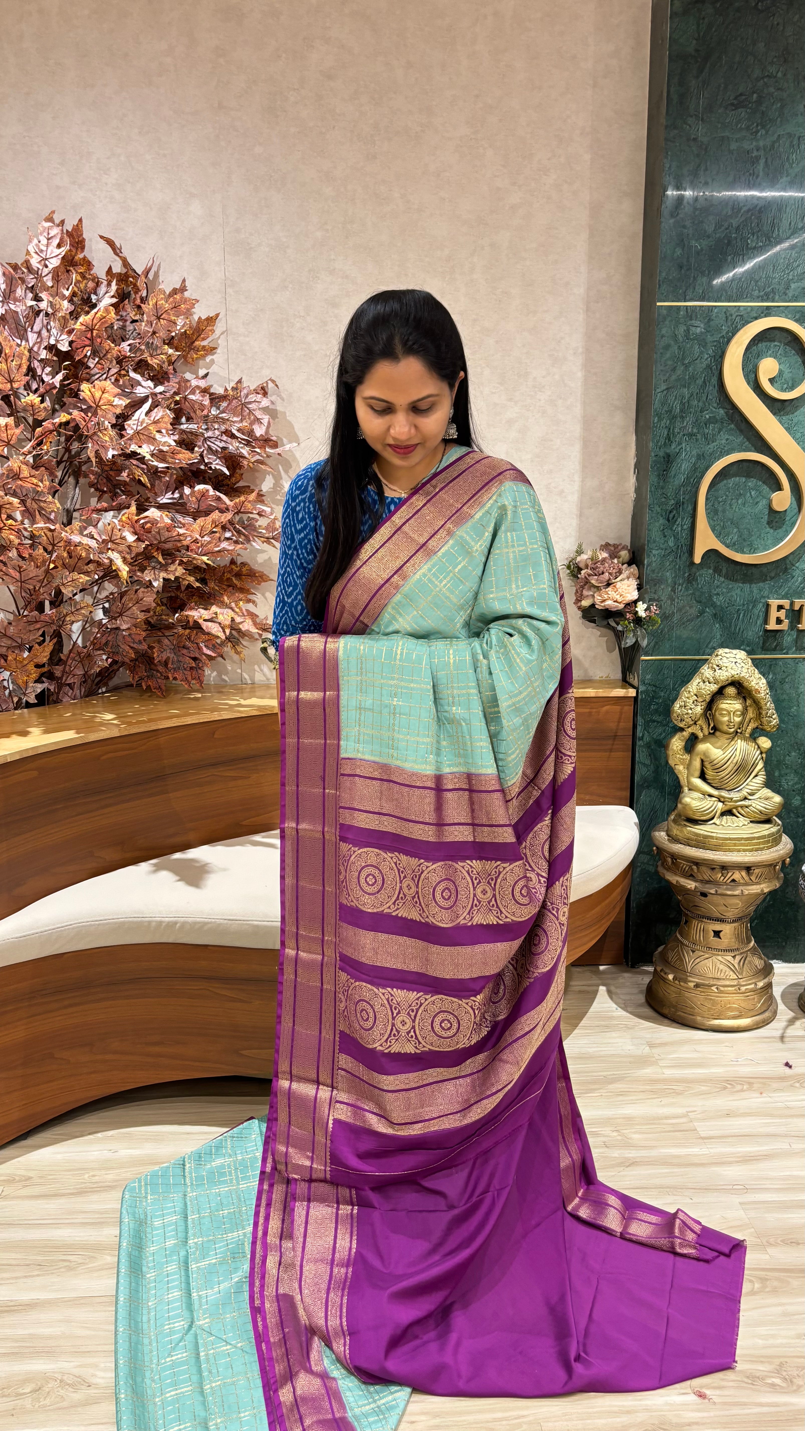 Fancy mysore silk