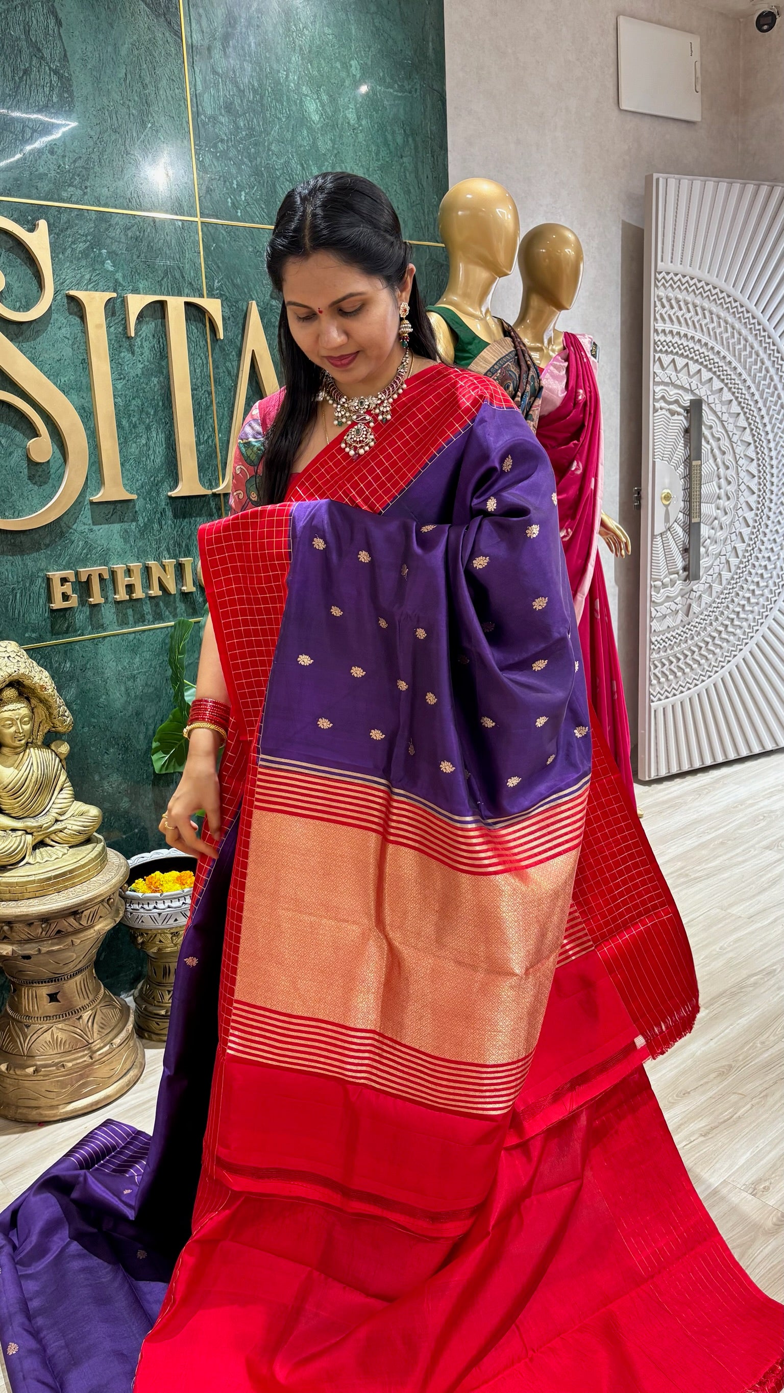 Pure handloom mango pattu