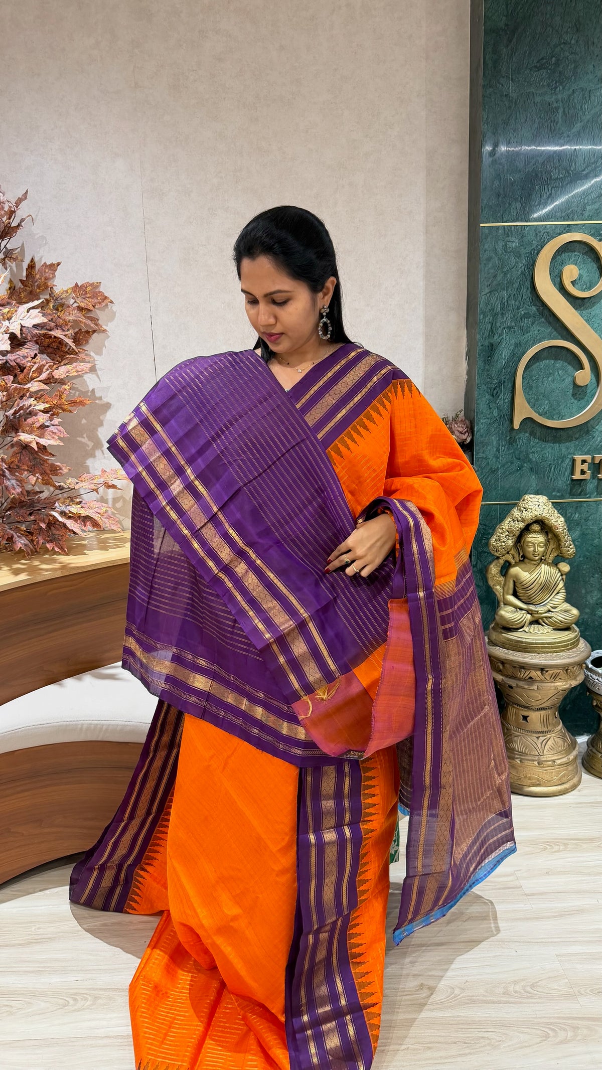Handloom gadwal pattu