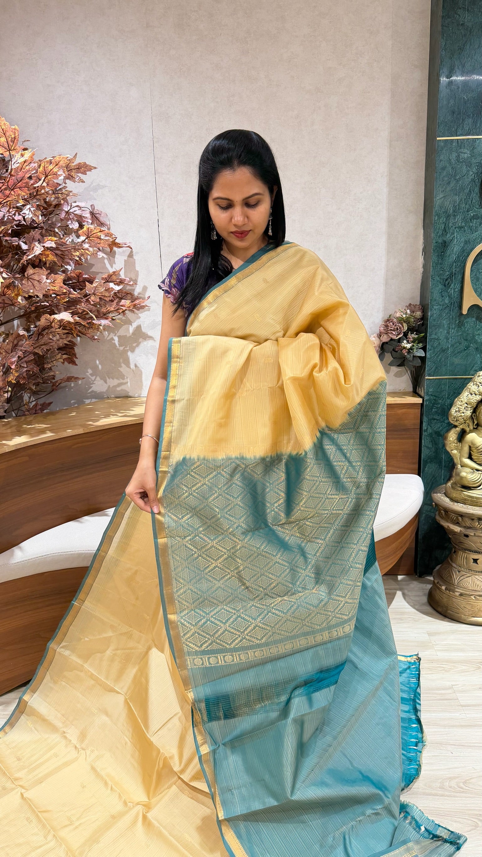 Small border kanchi pattu