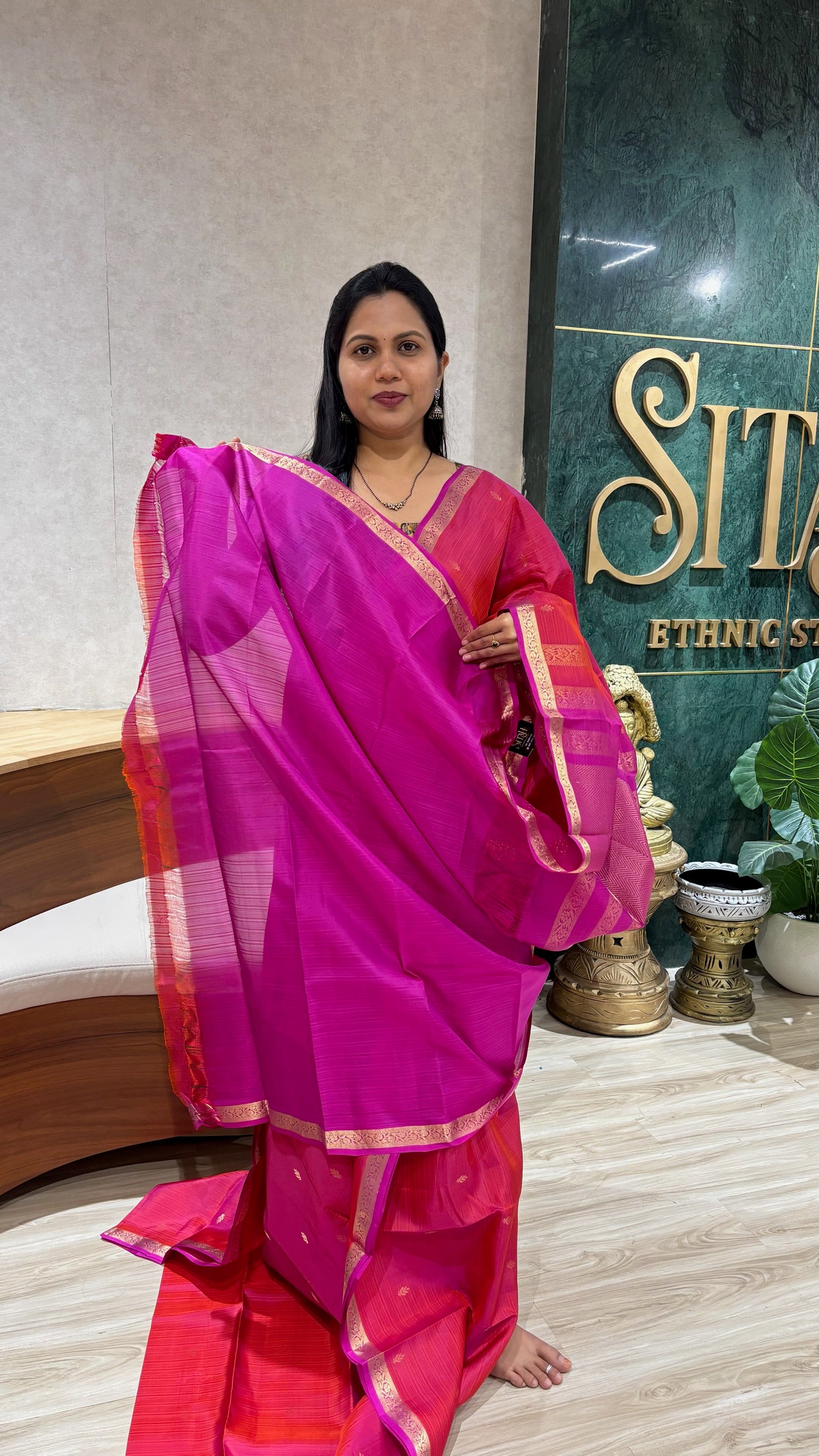 Small border kanchi pattu