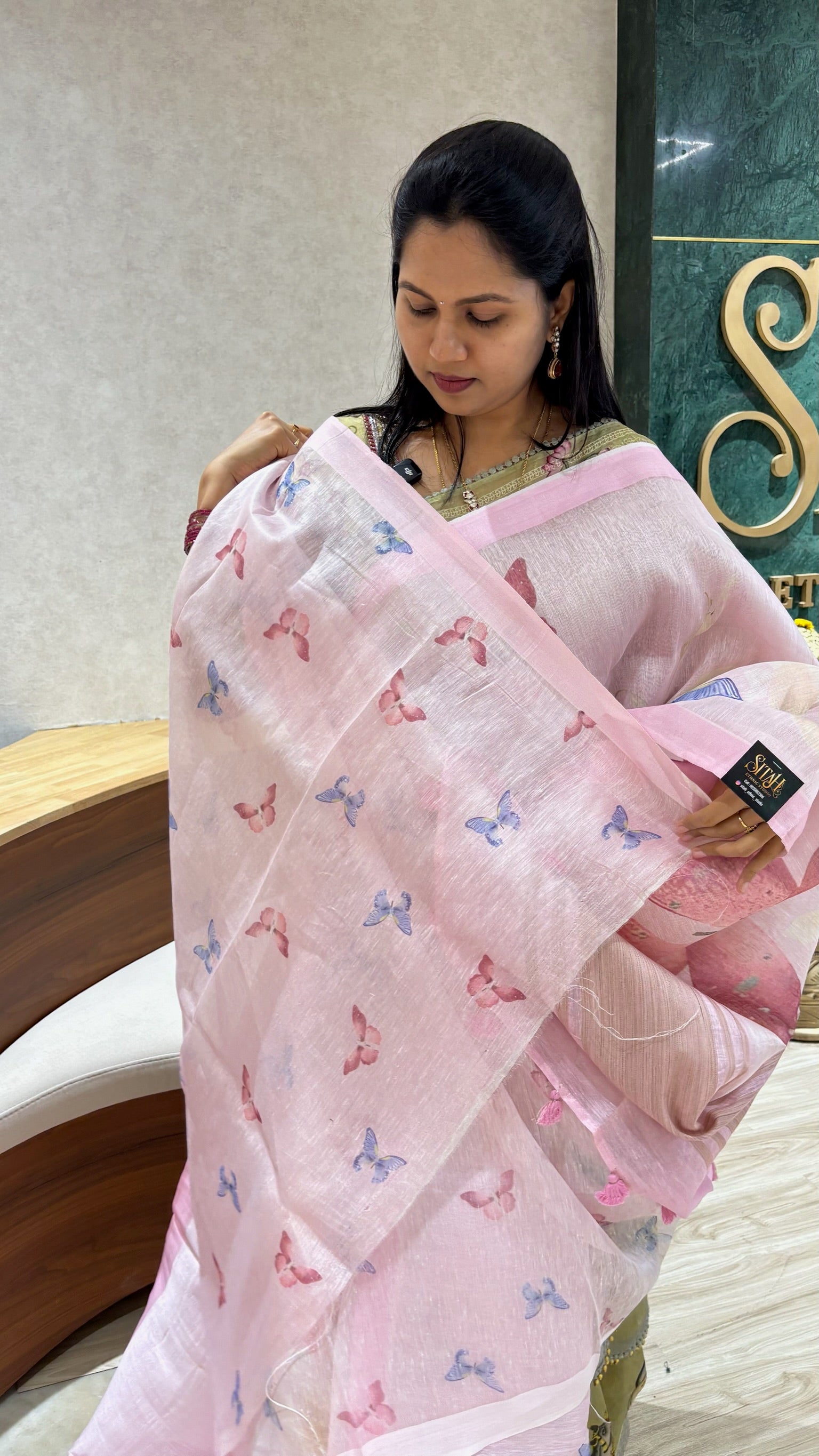 Pure linen pink