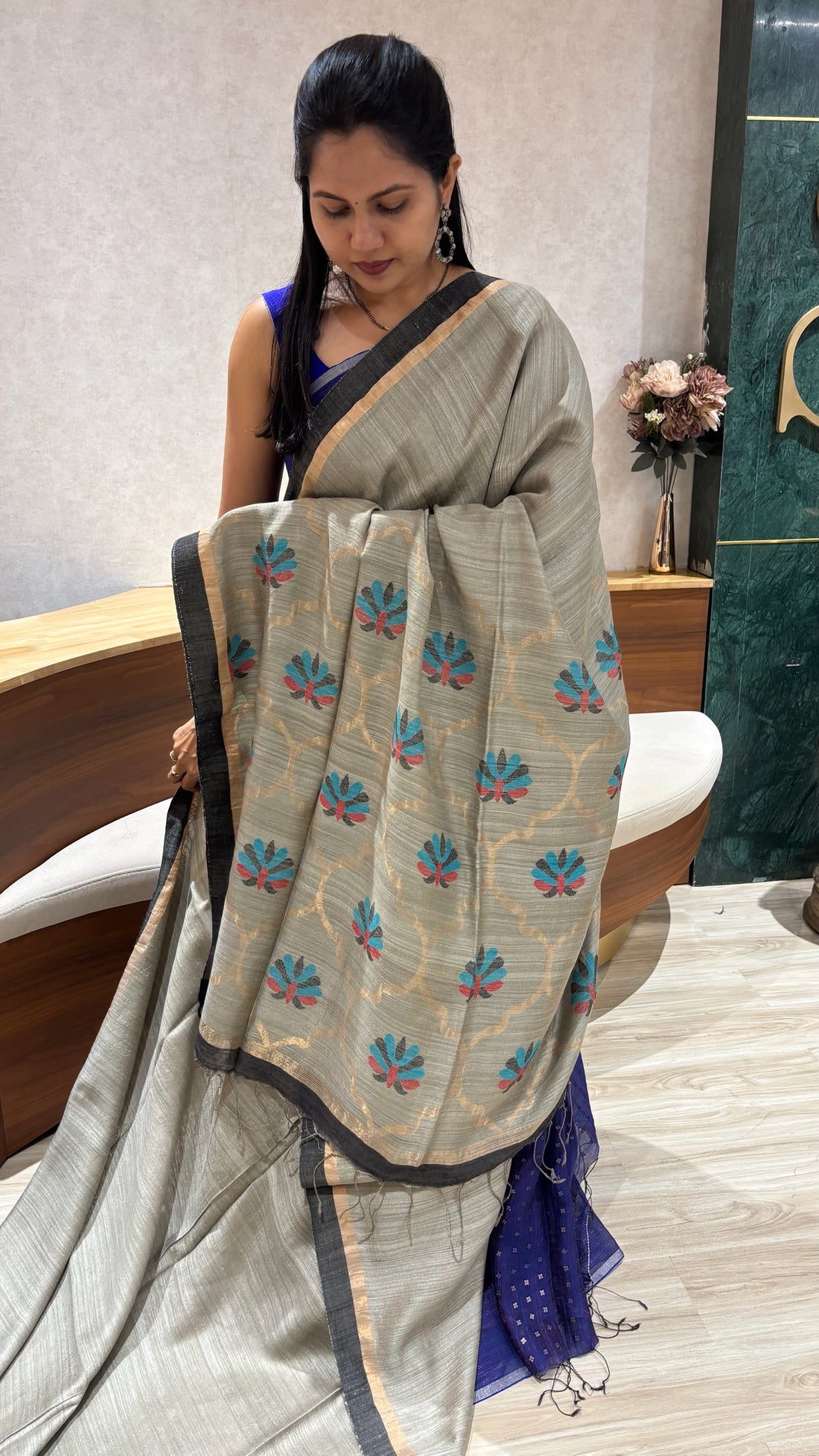 Pure soft matka silk sarees