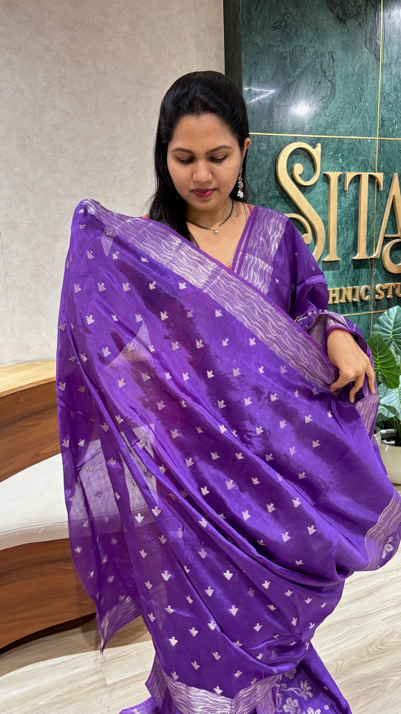 Paper silk light violet