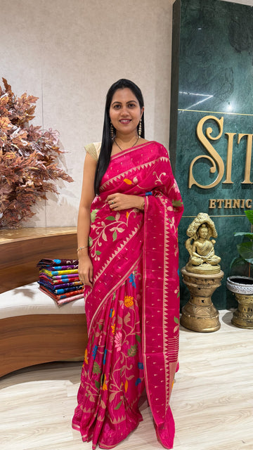 Ho crepe jhamdani weave