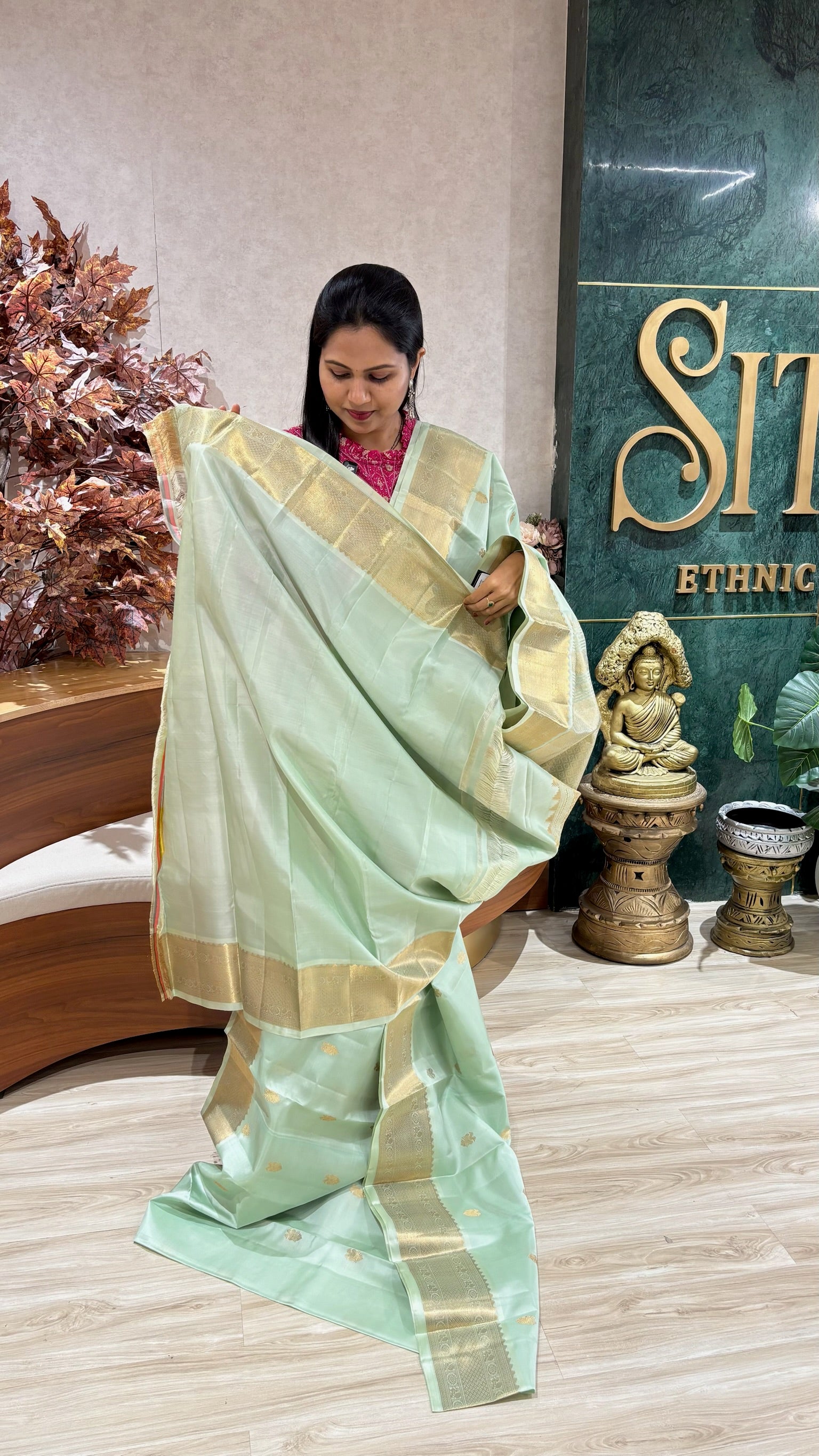 Light weight handloom kanchi pattu