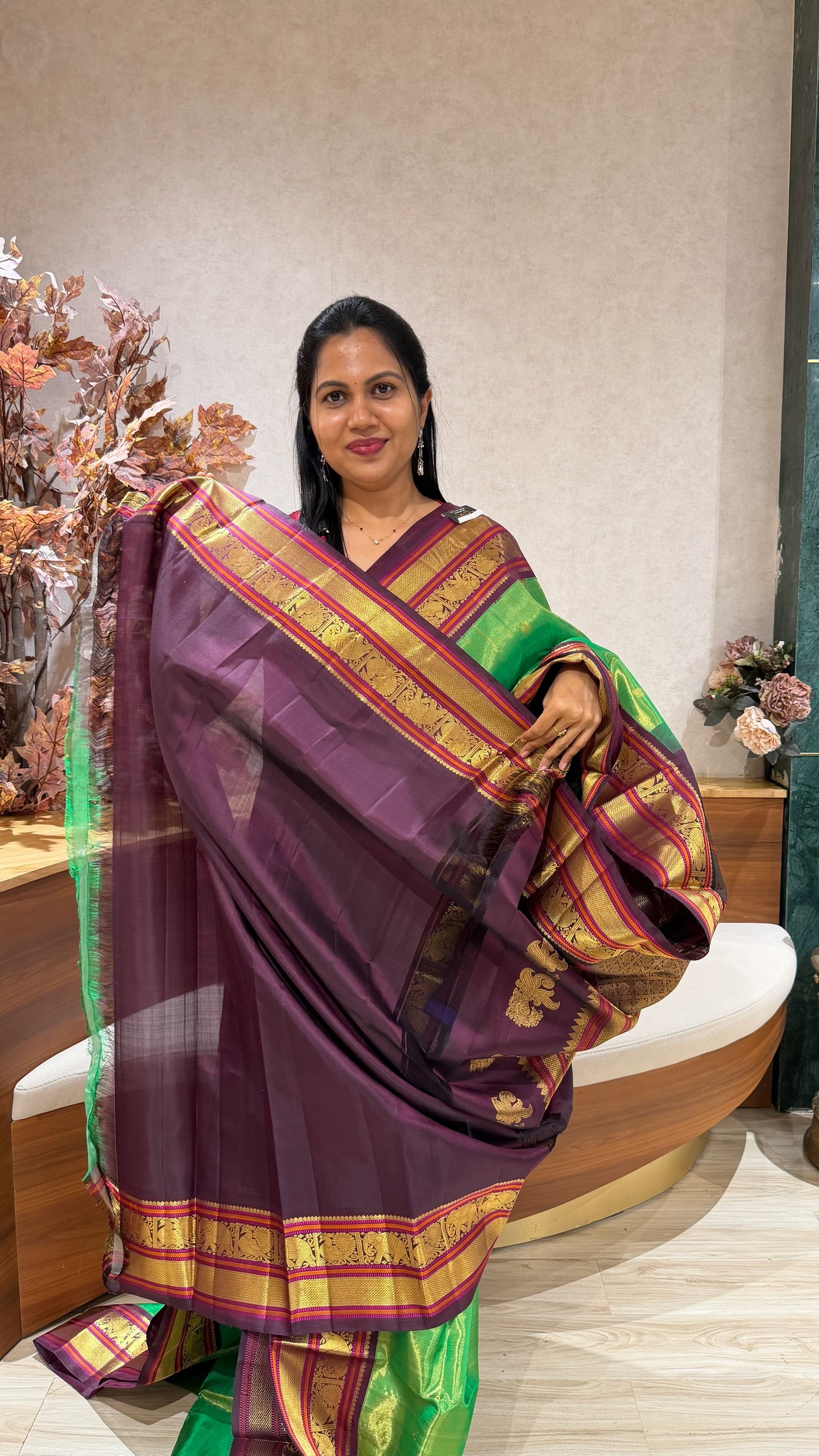Handloom vintage Kanchi pattu